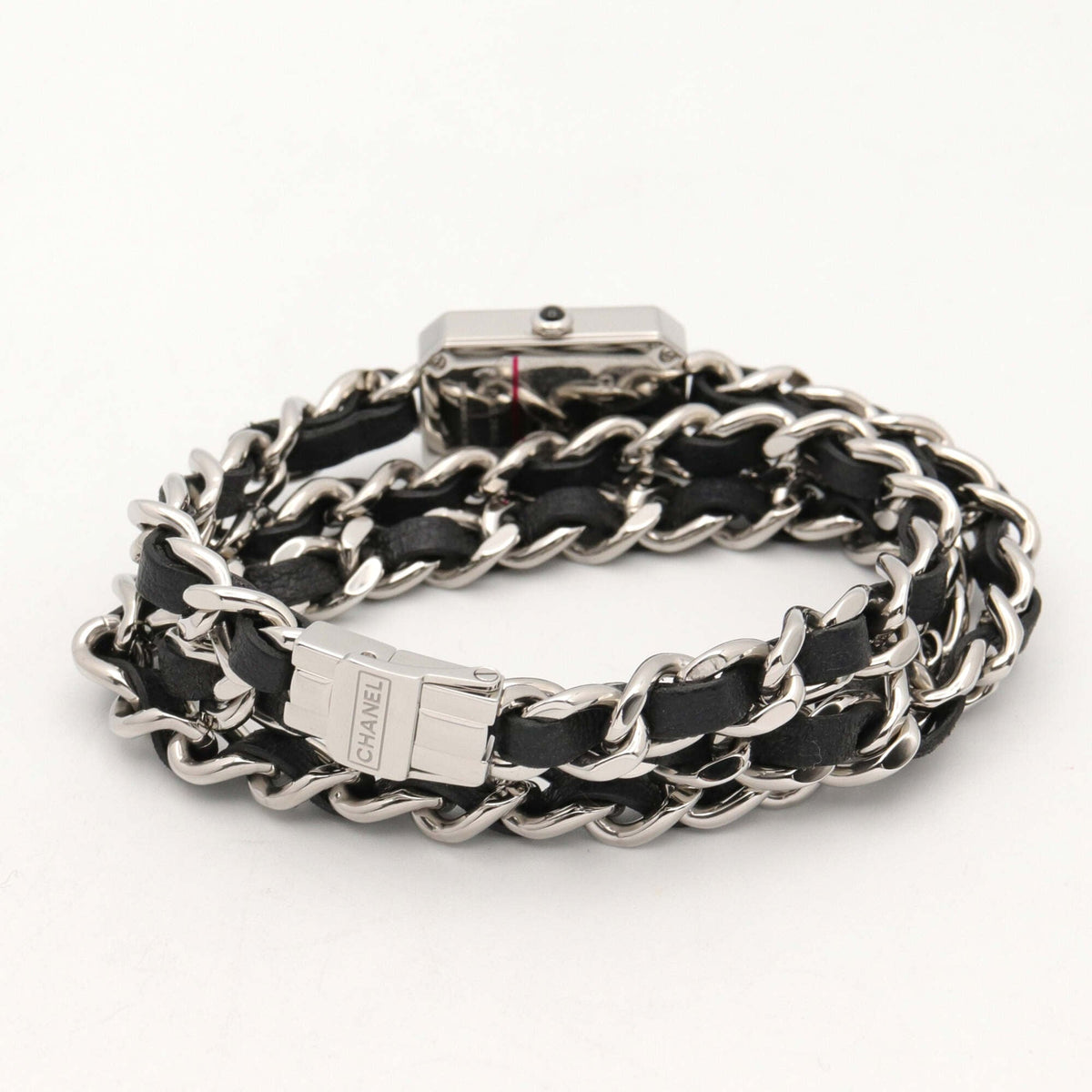 Chanel Première Lock Triple Bracelet H3749 Black Dial 15mm Watch