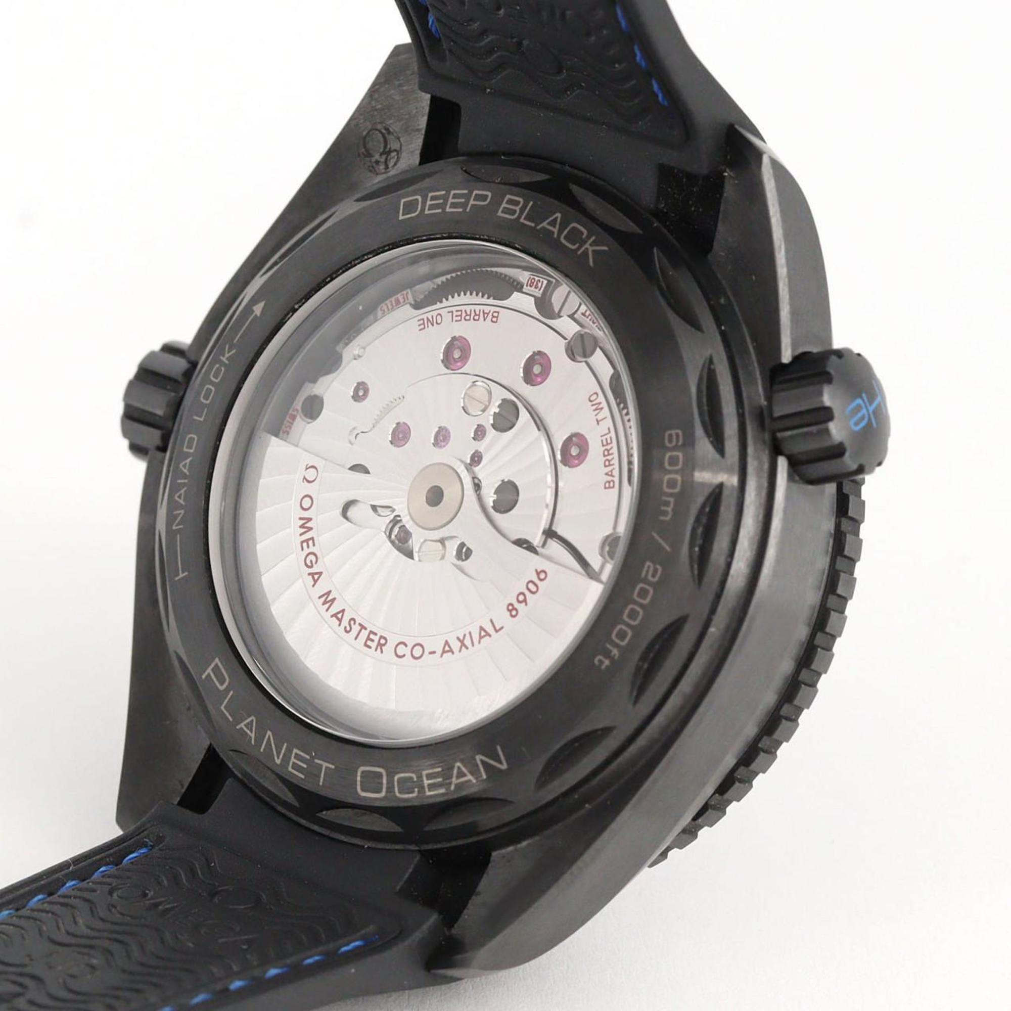 Omega Seamaster Planet Ocean Deep Schwarz GMT 215.92.46.22.01.002 – Automatikuhr aus Keramik