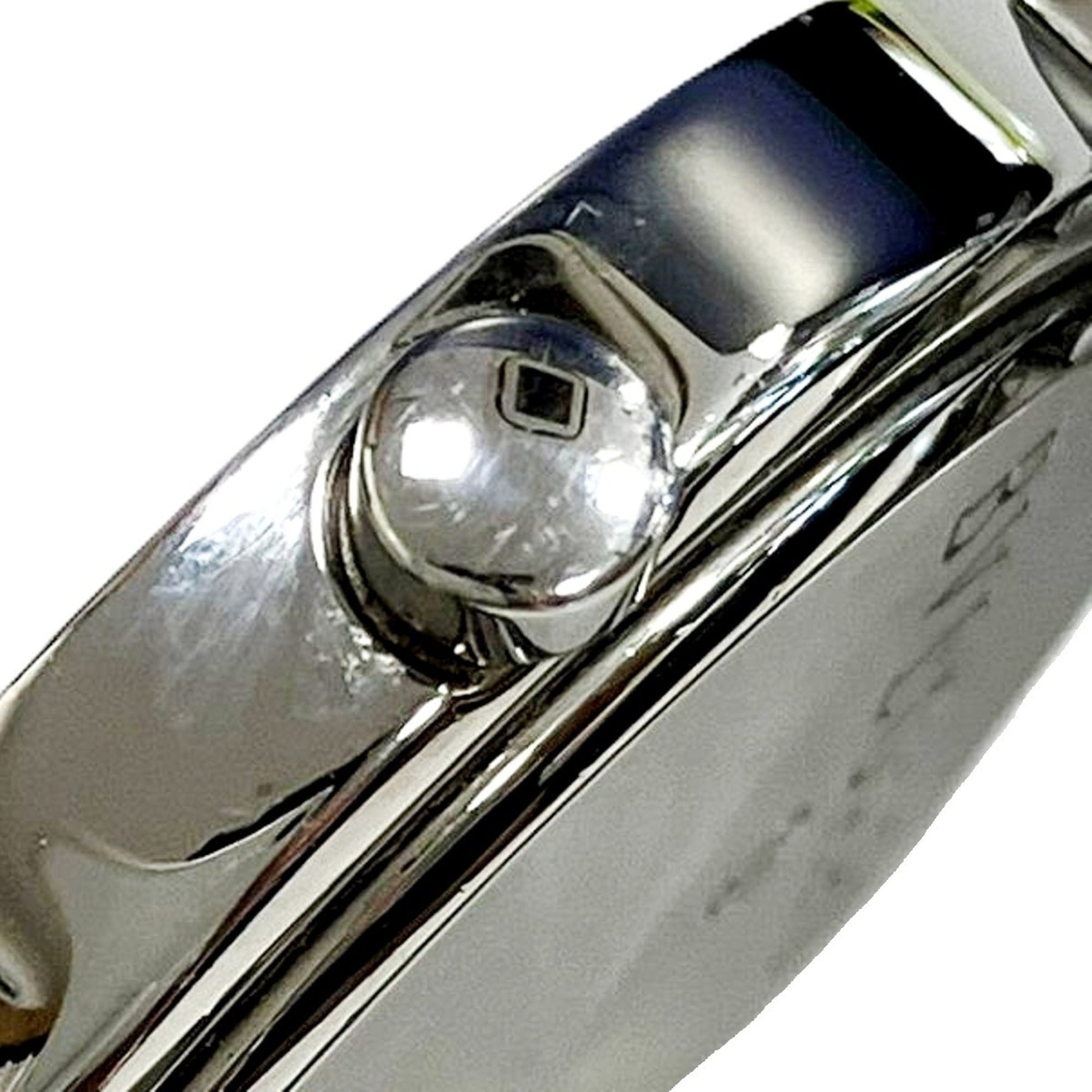Bulgari watch, total weight 78.8g, stainless steel, quartz movement, black dial, BB33SSD