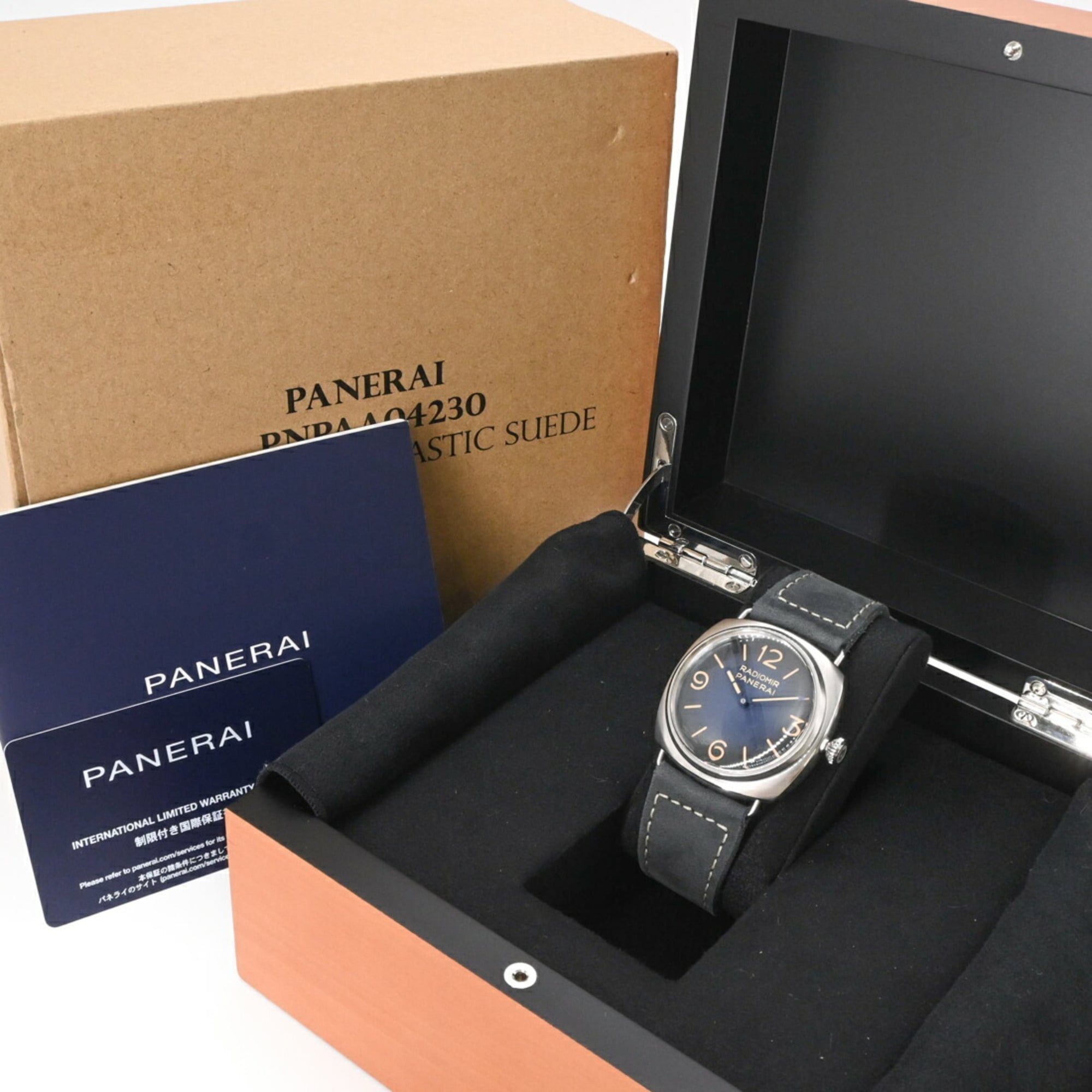 PANERAI Radiomir Tre Giorni 45mm Watch with Blue Dial PAM01335