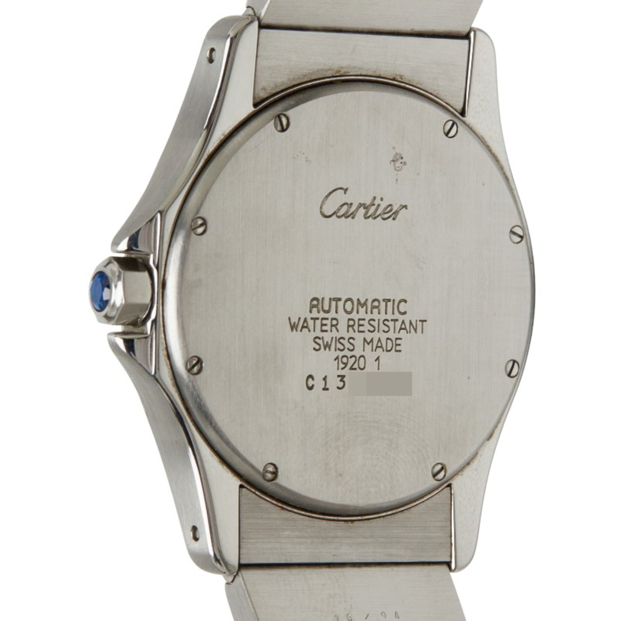 Cartier Santos Ronde LM W20026K1 Automatic (with manual ) White Dial Stainless Steel CARTIER