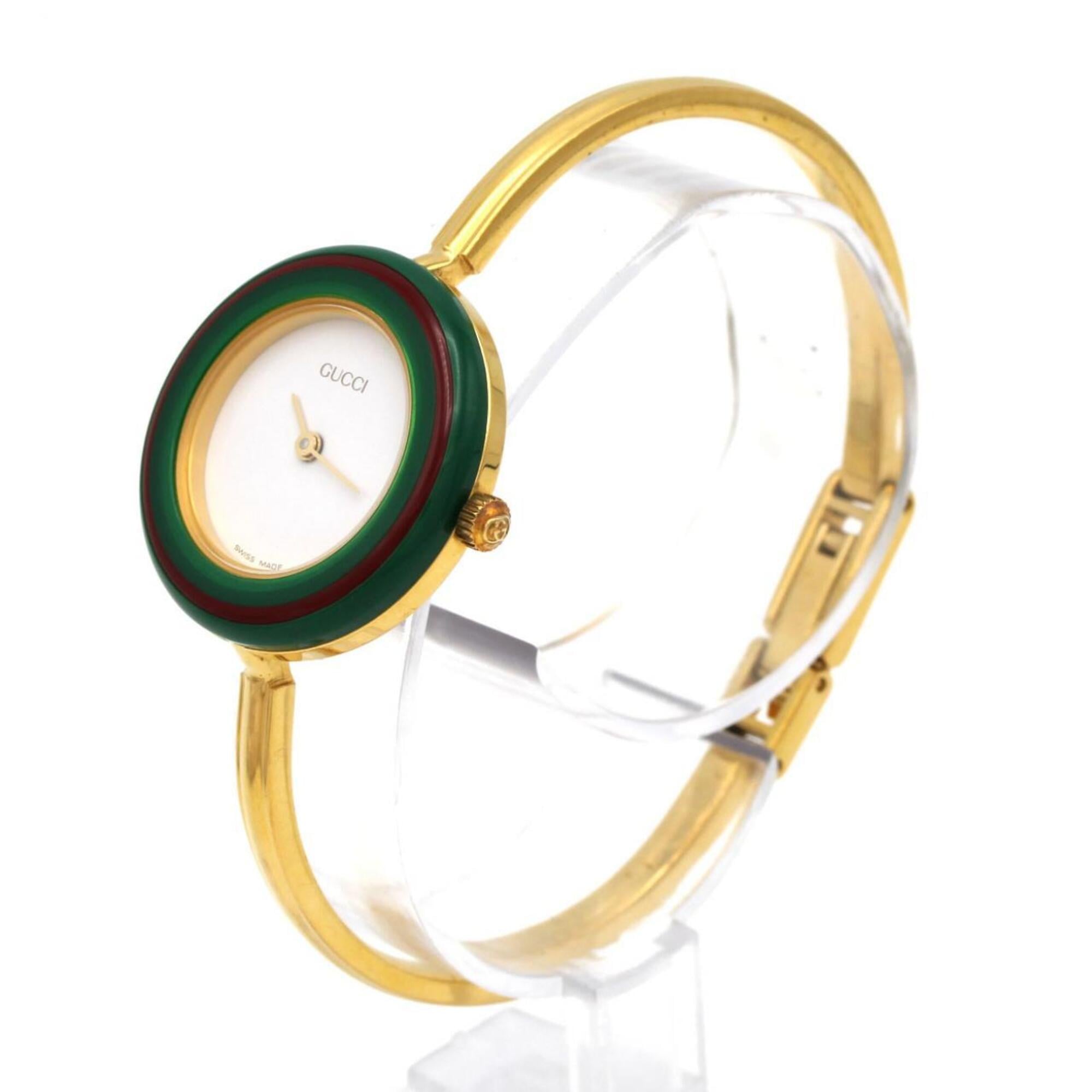 Gucci Change Ring 11/12.2 White Dial 26mm Watch