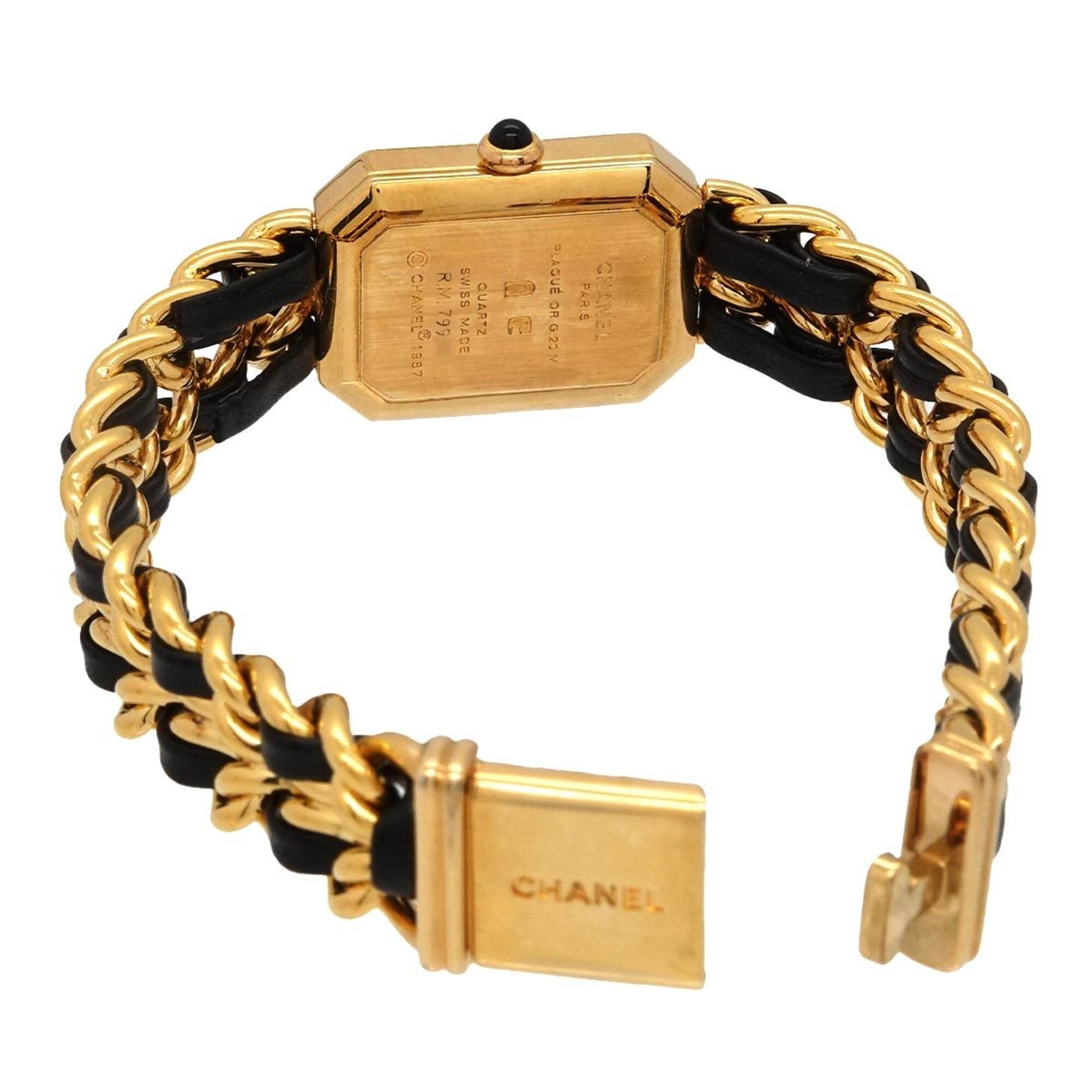 Chanel Premiere H0001 Black Dial 20mm Watch