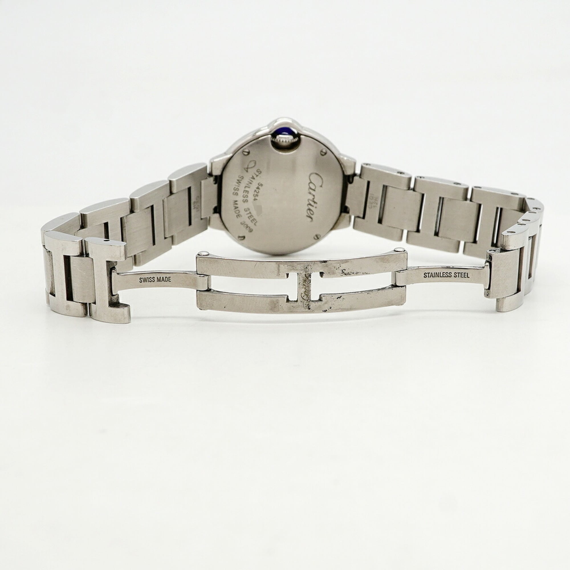 Cartier Ballon Bleu SM W69010Z4 Silver Dial Wo