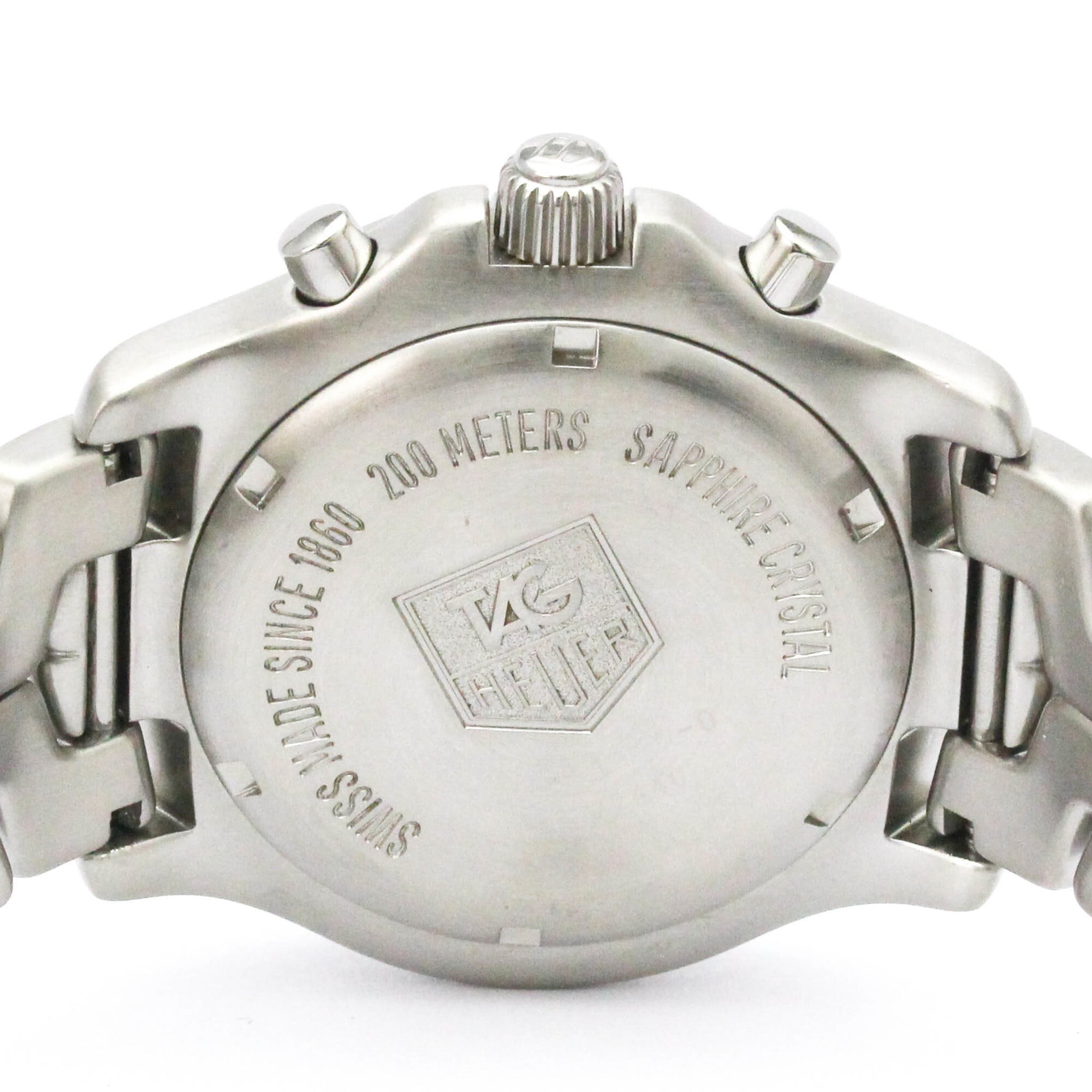 TAG HEUER Link Chronograph Herrenuhr aus Edelstahl Quarz CT1110