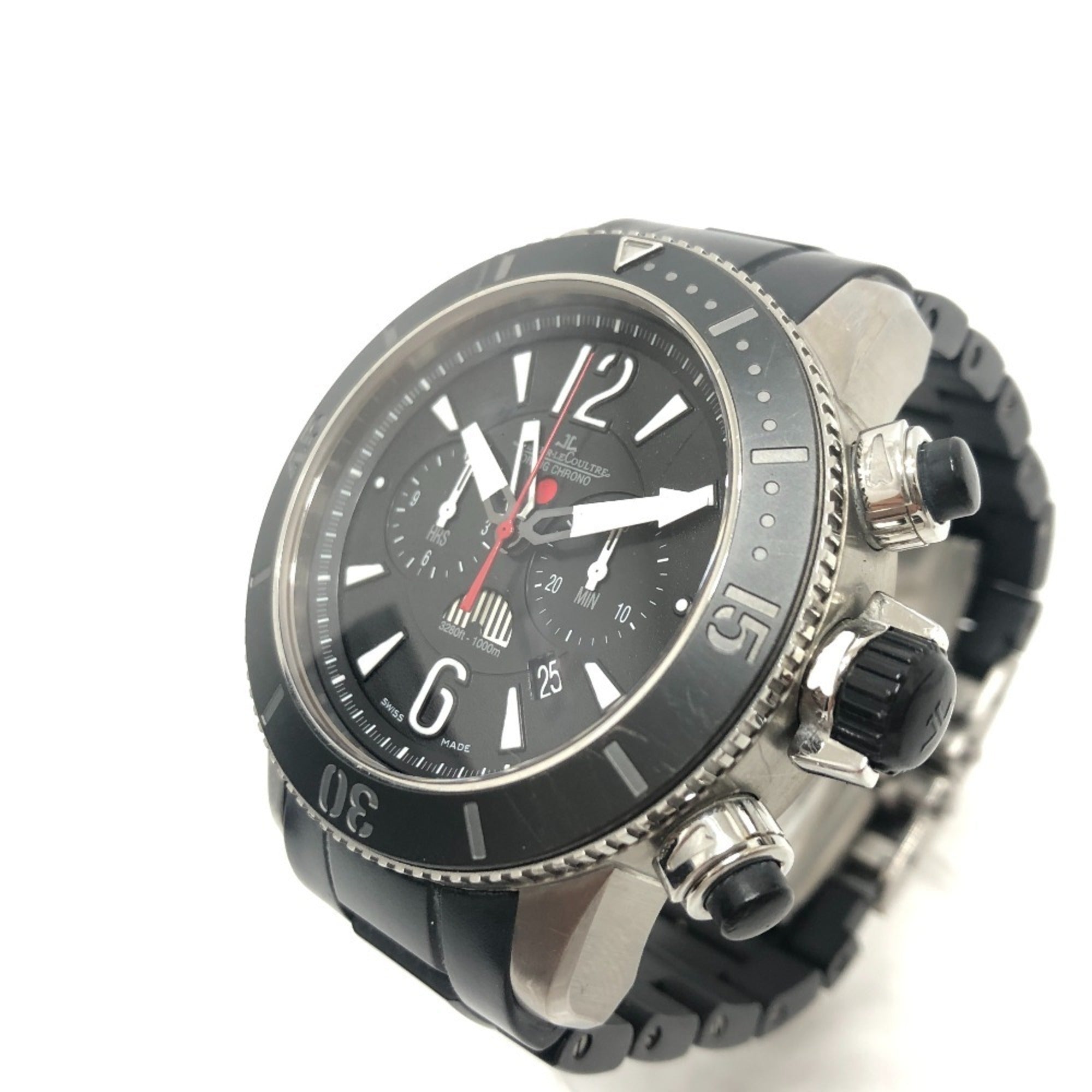 Jaeger LeCoultre Master Compressor Q178T470 Black Dial 42mm Watch