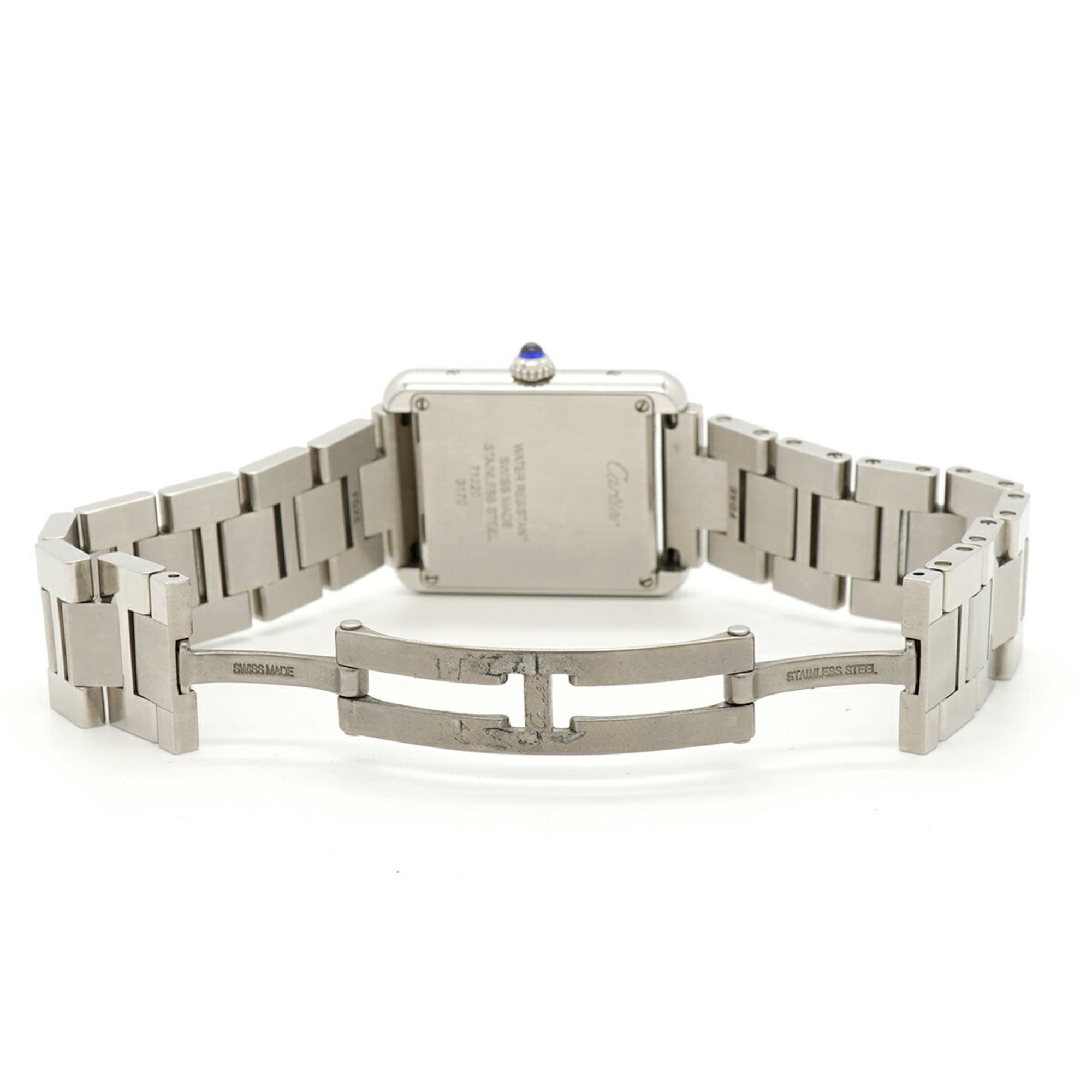 Cartier Tank Solo SM W5200013 Silver Dial Women's Watch