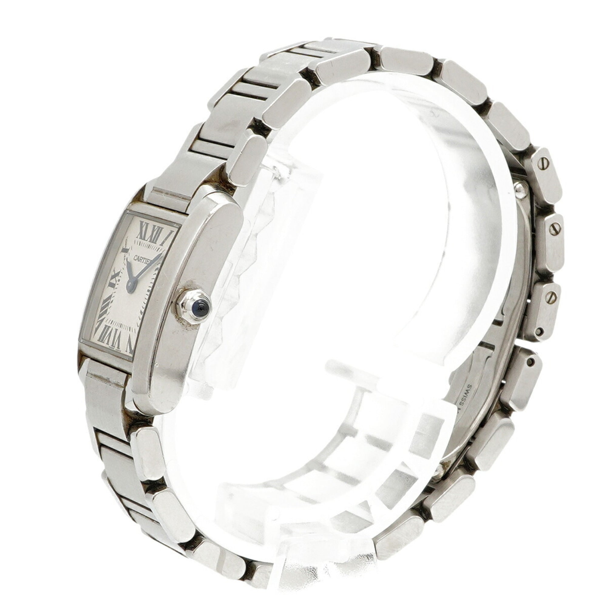 Cartier Tank Française SM W51008Q3 Ivory Dial Women's Watch