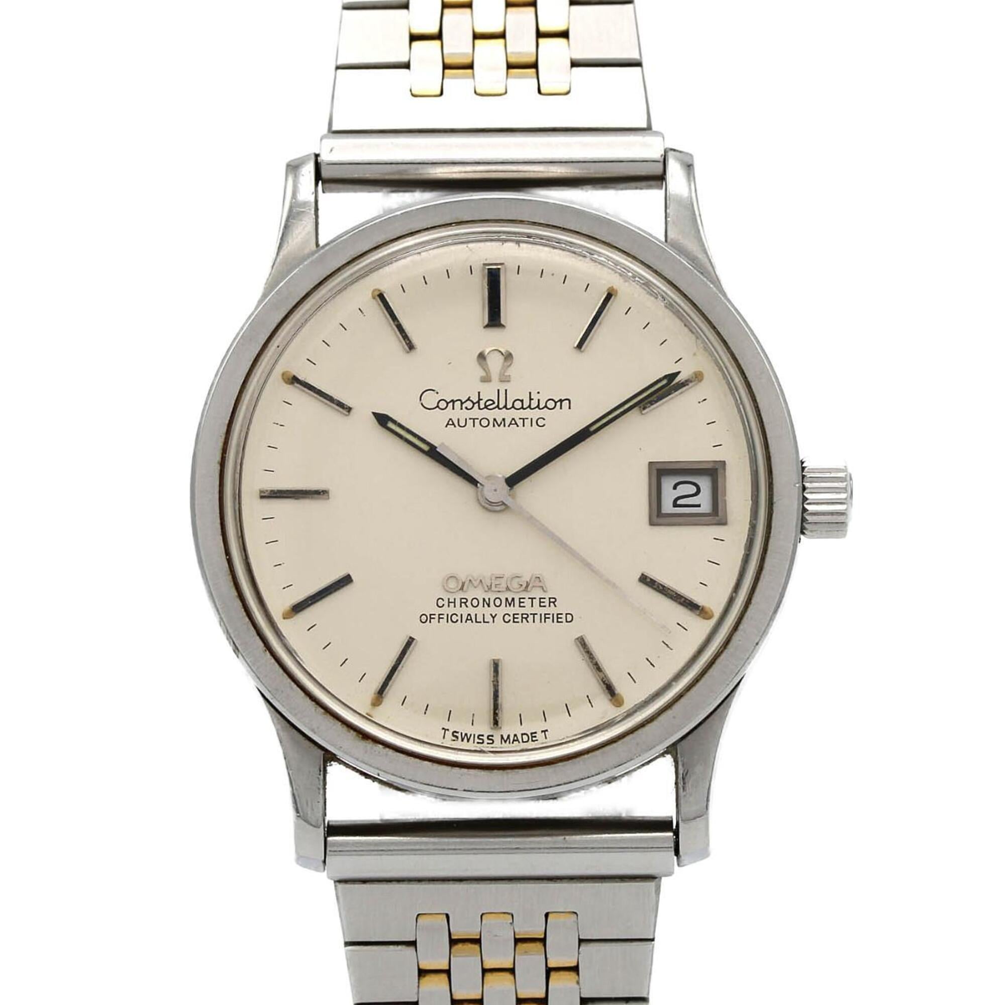 Omega Constellation Chronometer Silver Dial 33mm Watch