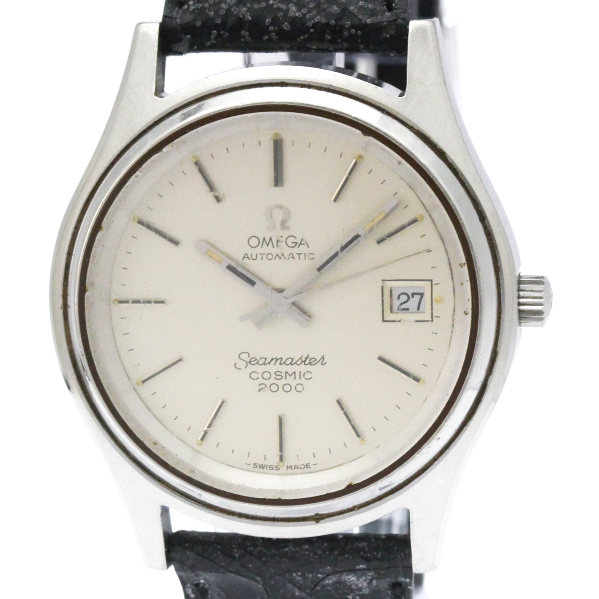 Omega Seamaster 166.128 Silver Dial 38mm Watch