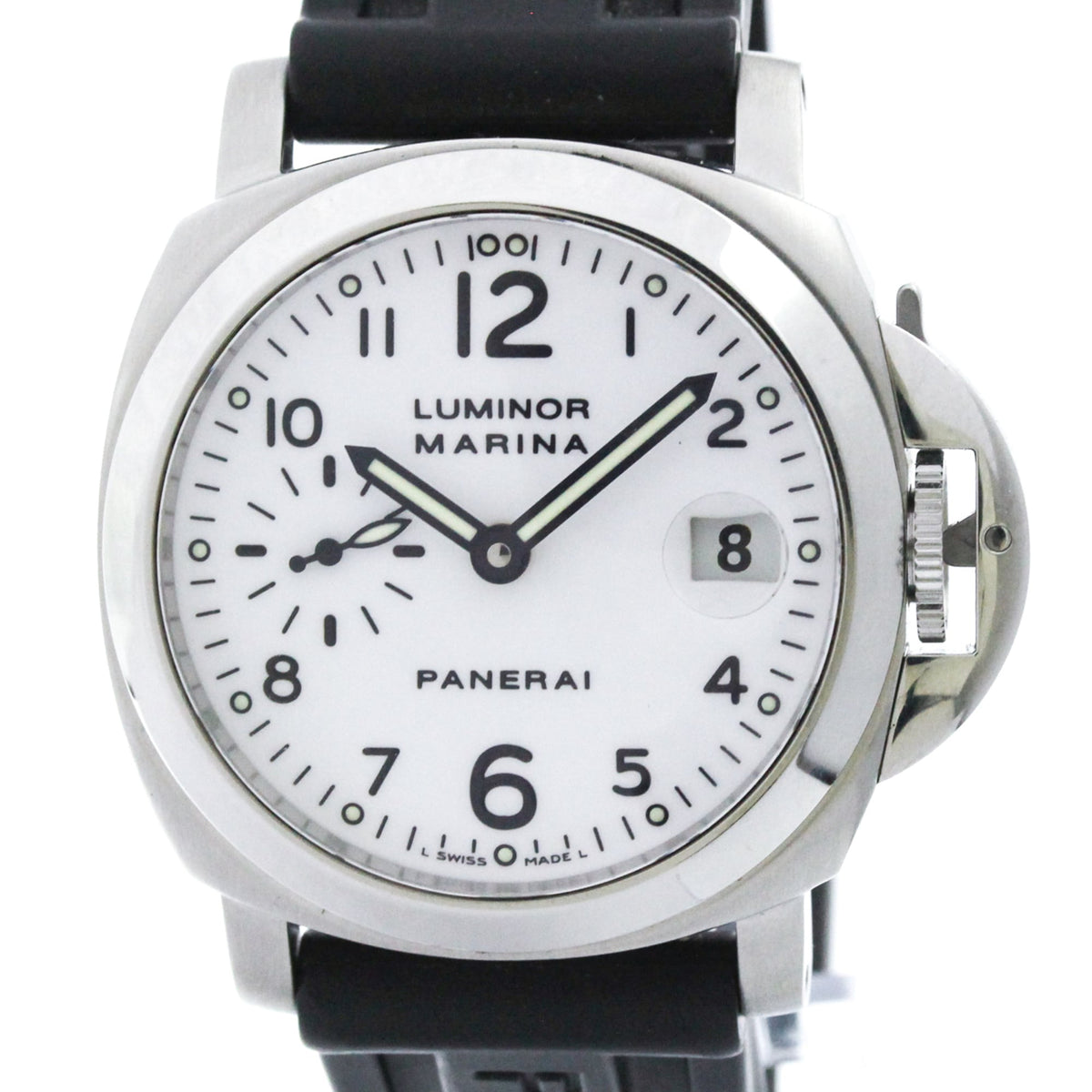 Panerai Luminor Marina PAM00049 White Dial 40mm Watch