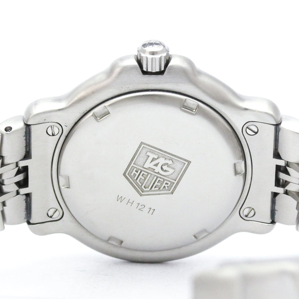 TAG Heuer 6000-serie WH1211 horloge met witte wijzerplaat, 35 mm