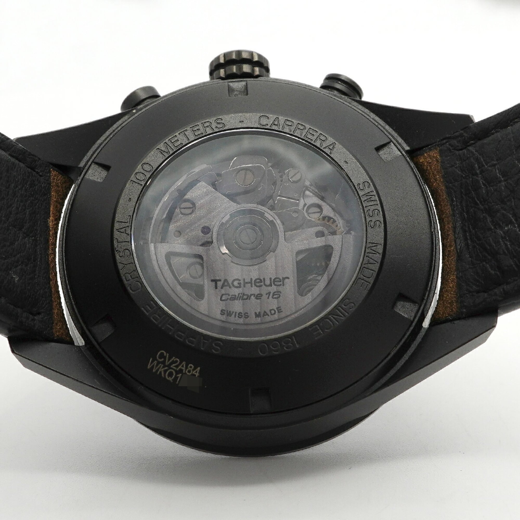 TAG Heuer Carrera Calibre 16 CV2A84 Black Dial Men's Watch