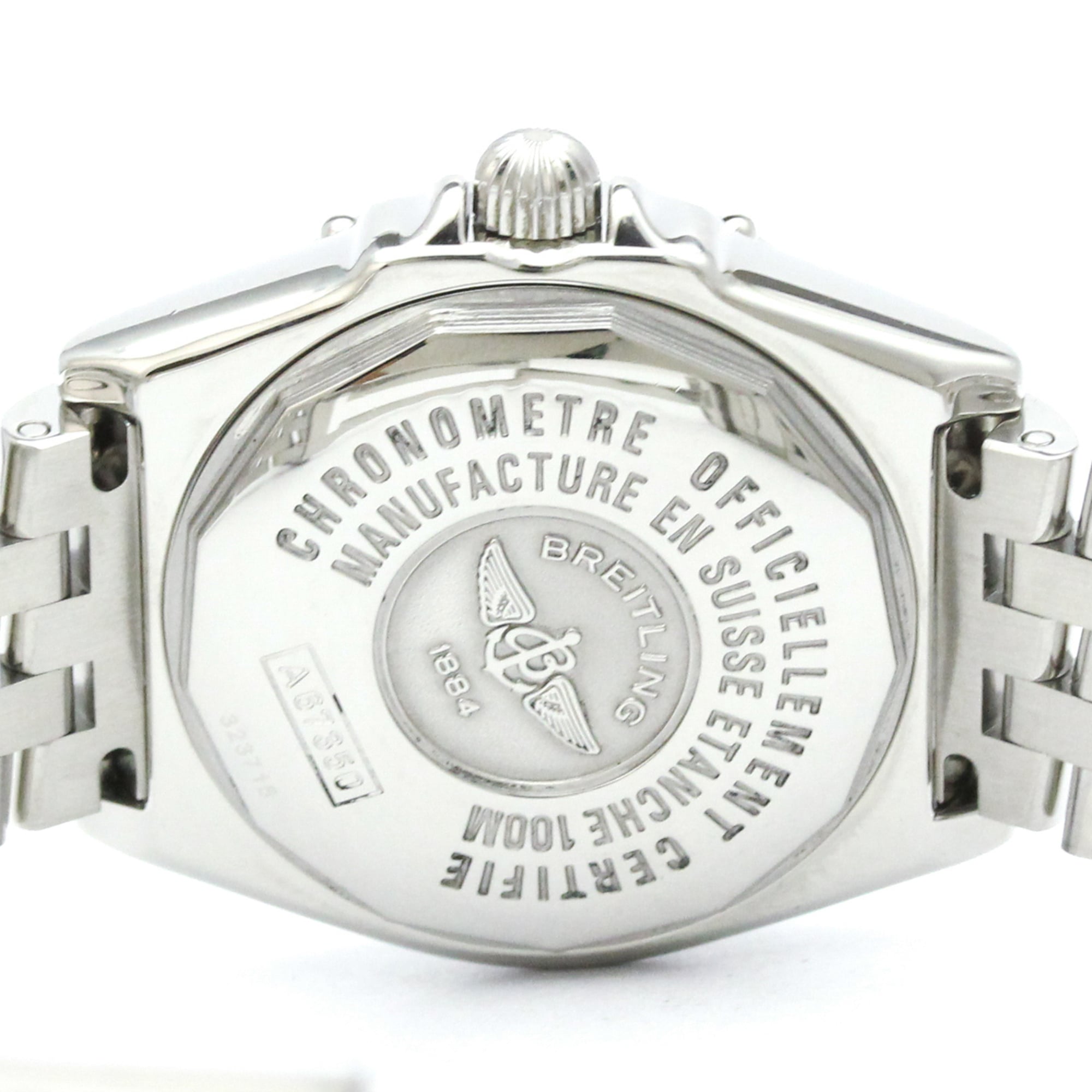 Montre Breitling Wings A67350 Blanc avec cadran « shell » de 31 mm
