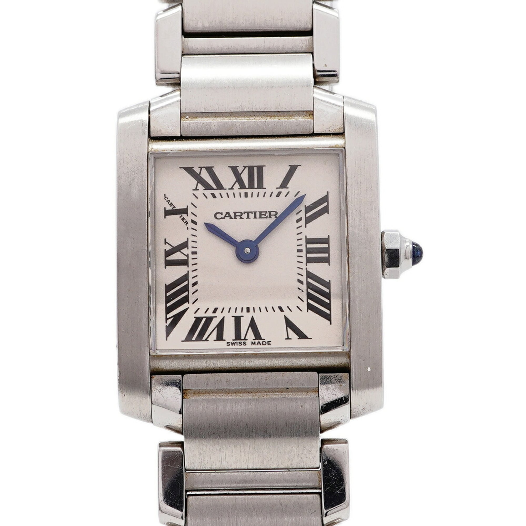 Cartier Tank Française SM W51008Q3 Ivory Dial 20mm Watch