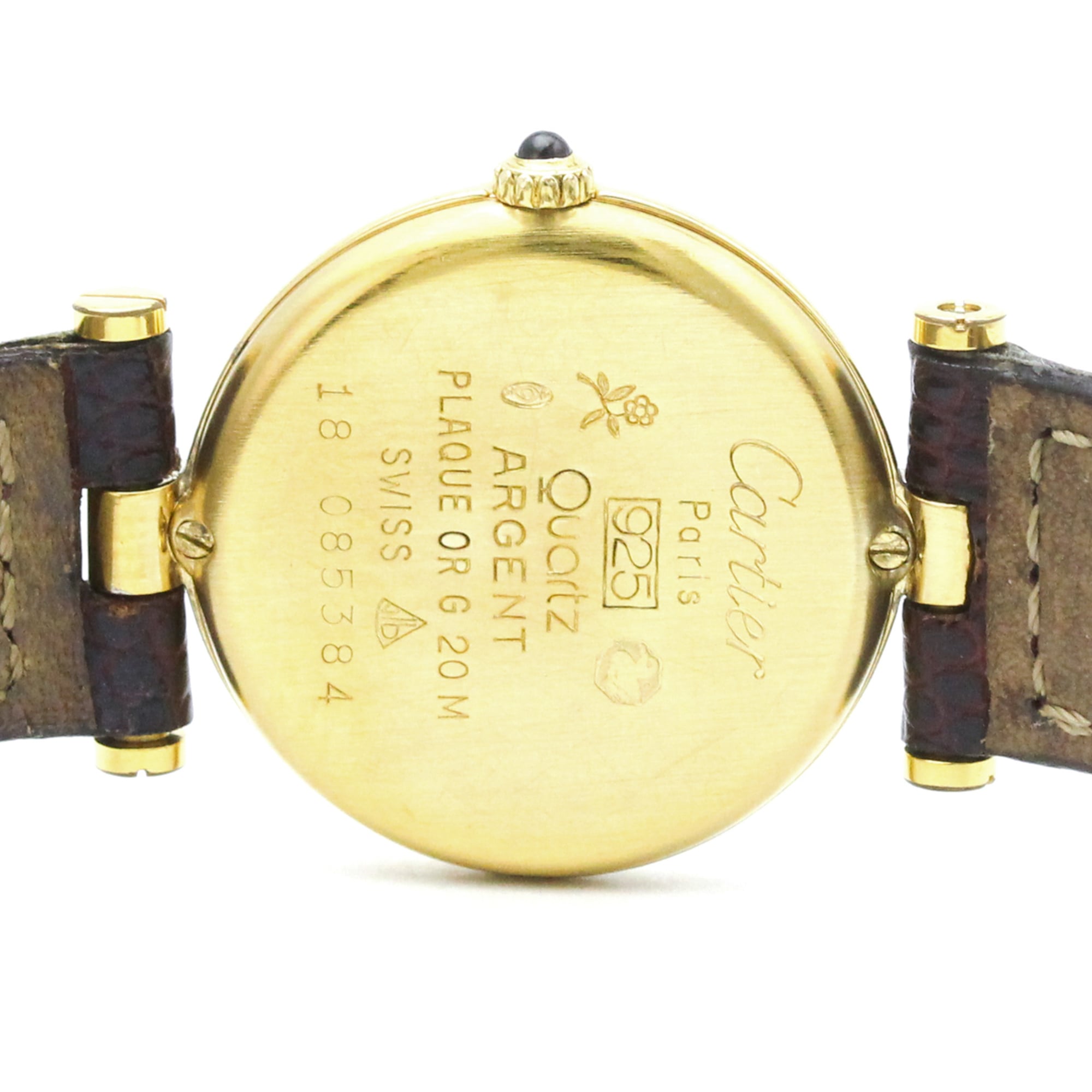 Cartier Must Quartz Gold Plated Women's Dress/Formal