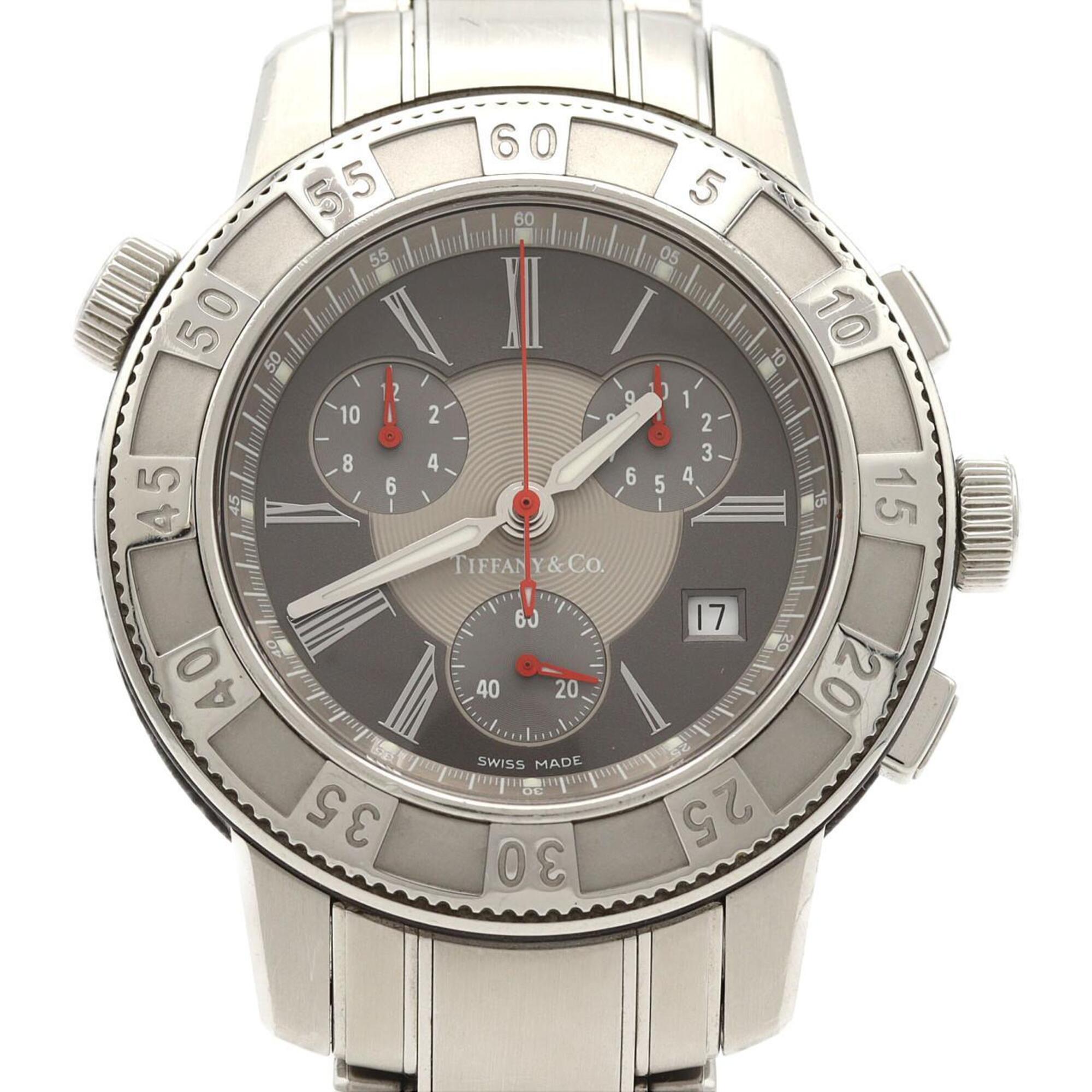 Tiffany T-57 T-57 Gray Dial Stainless steel 42mm Watch
