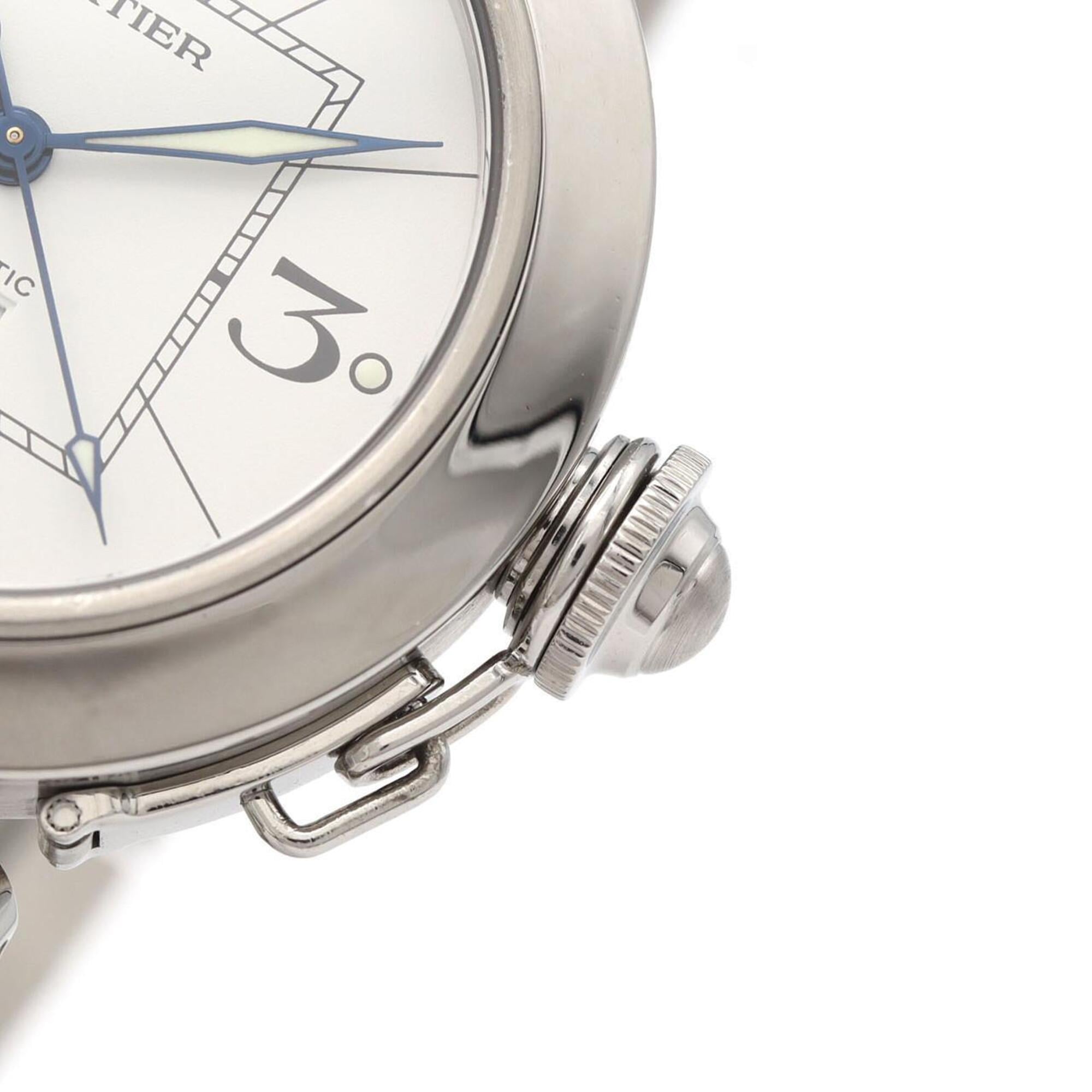 Cartier Pasha C W31055M7 White Dial 35mm Watch
