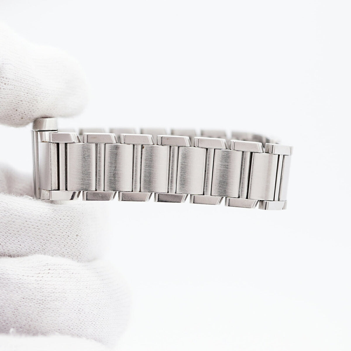 Cartier Tank Française SM W51008Q3 Weiß Zifferblatt 20 mm Uhr