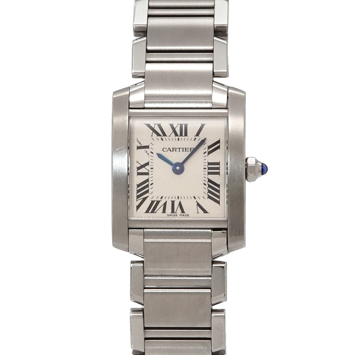 Cartier Tank Française SM W51008Q3 Elfenbein Zifferblatt 20 mm Uhr