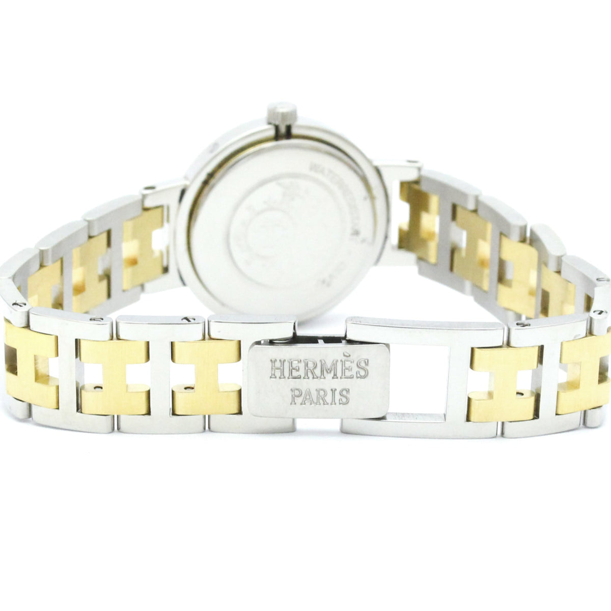 Hermes Clipper CL6.720 horloge met ivoorkleurige wijzerplaat, 24 mm