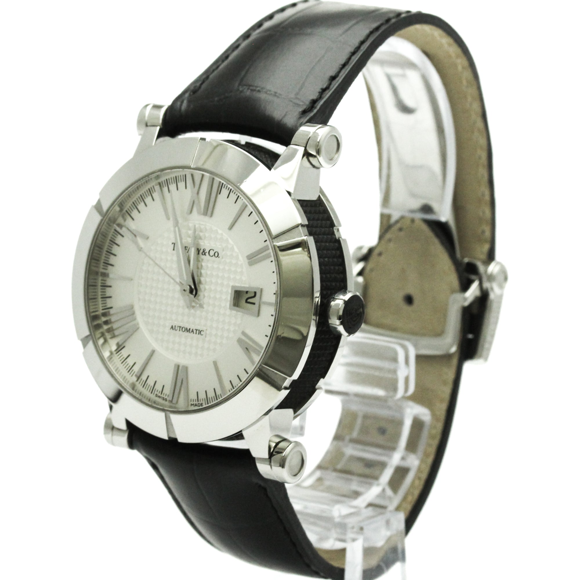Tiffany Atlas Z1000.70.12A21A71A Silver Dial 42mm Watch