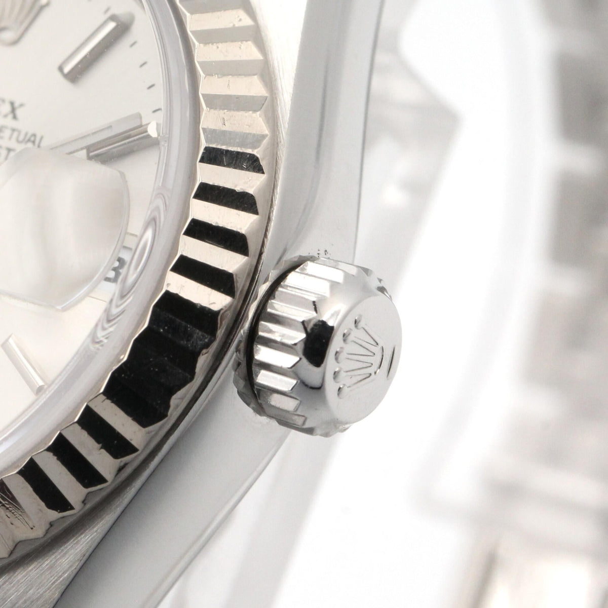 Rolex Datejust P-series 18K 79174 Silver Dial 26mm Watch