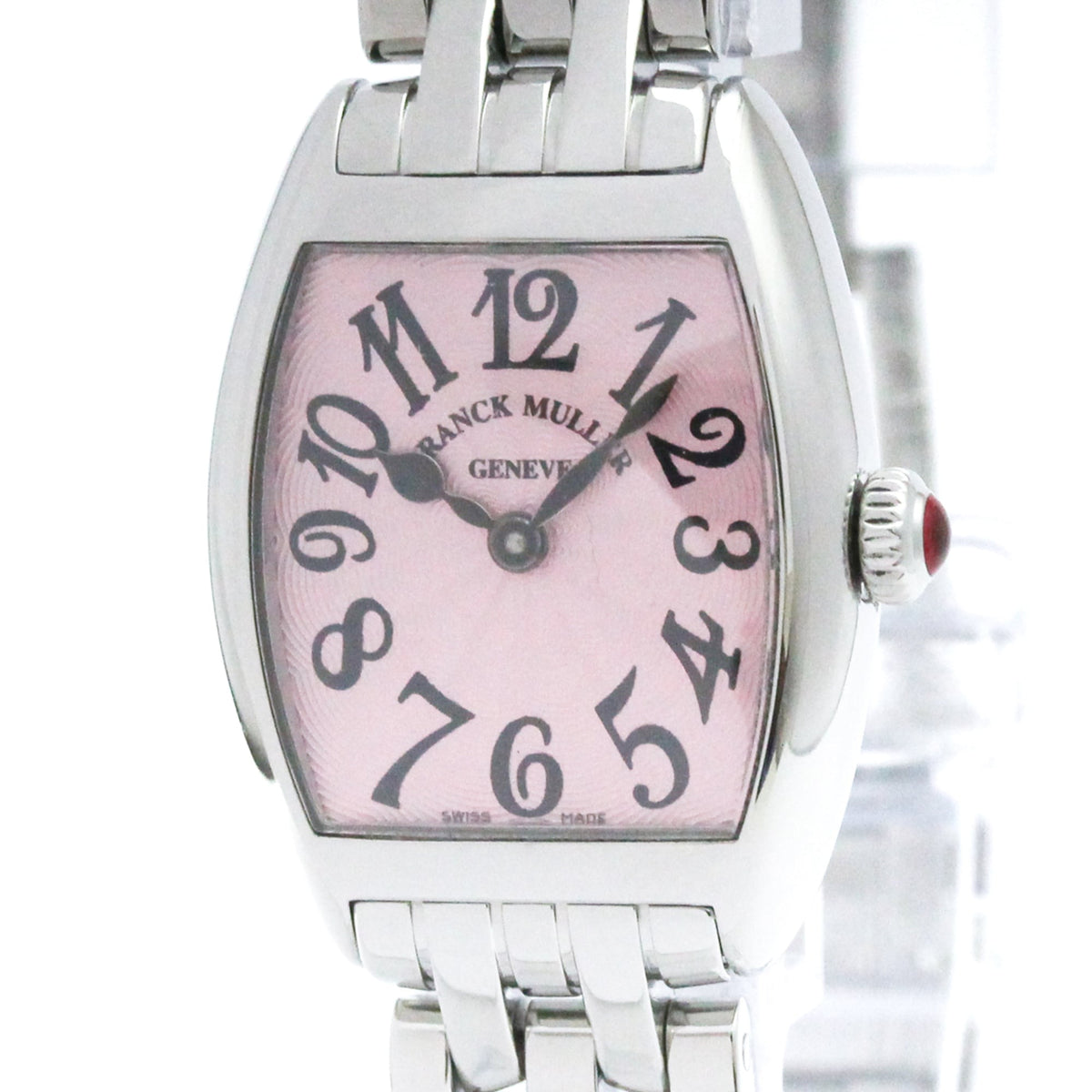 Franck Muller Cintree Curvex 2252QZ Rosa Zifferblatt 22 mm Uhr