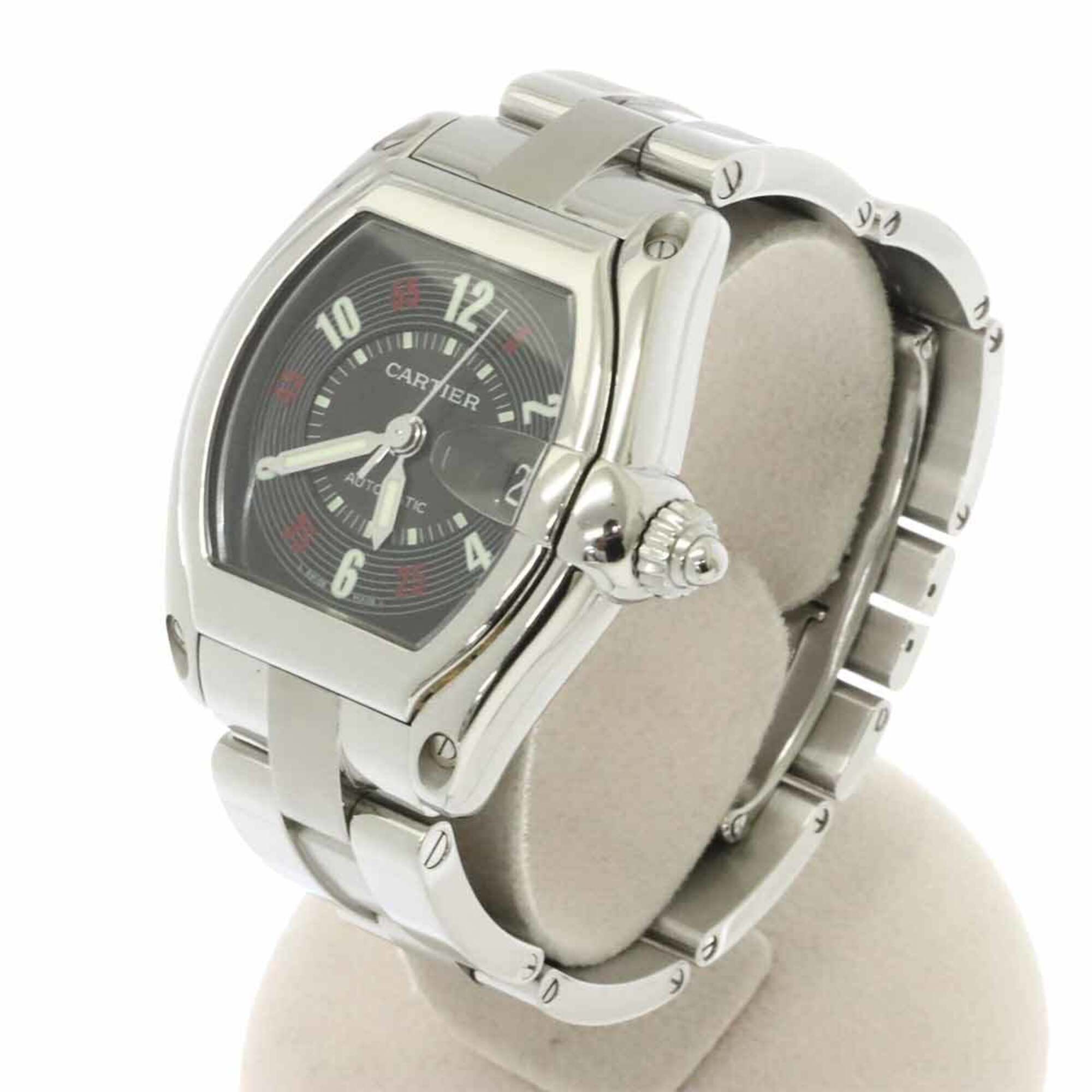 Cartier Roadster LM W62002V3 Black Dial 39mm Watch