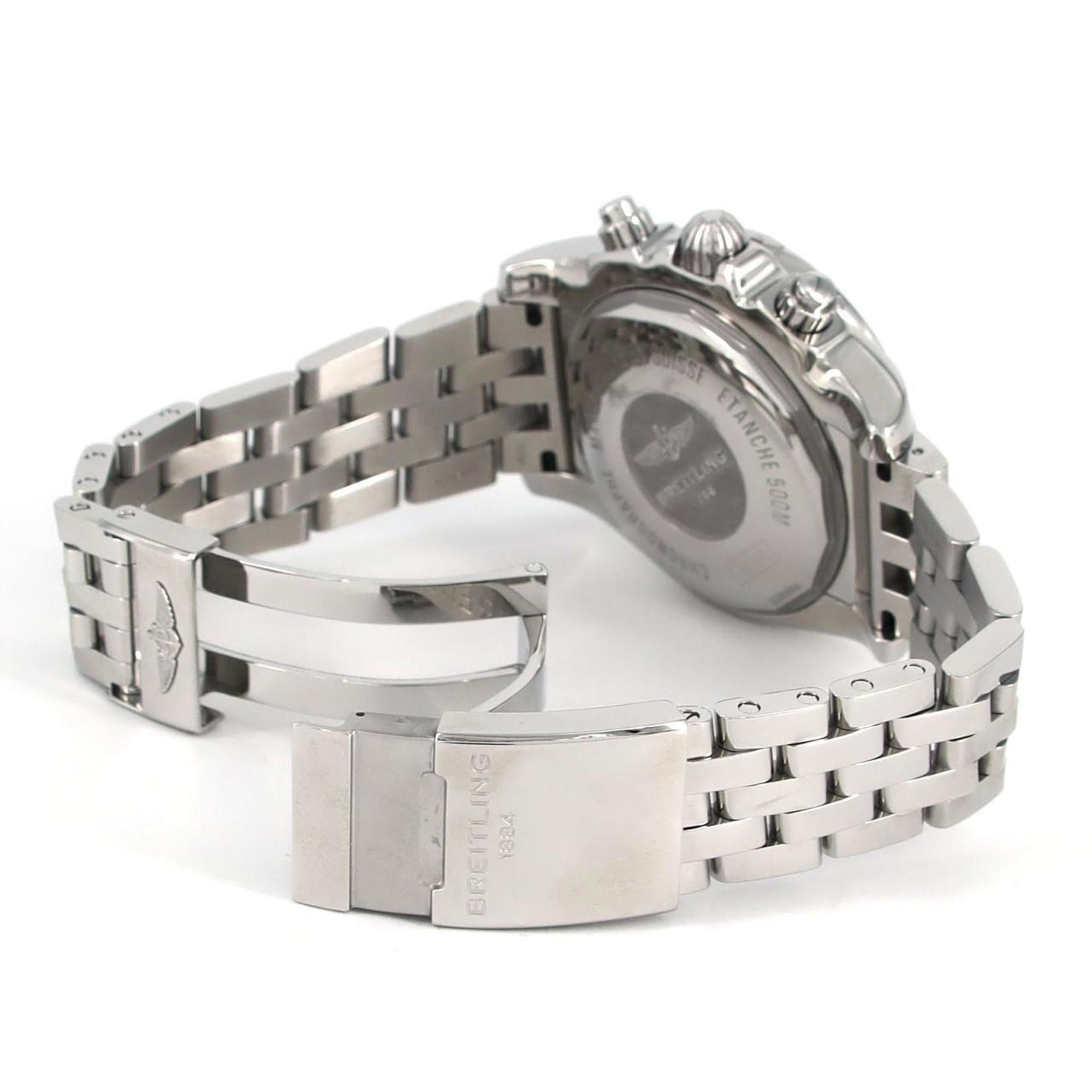 Breitling Chronomat JSP AB0115 AB0115111B1A1 roestvrijstalen polshorloge met automatisch uurwerk