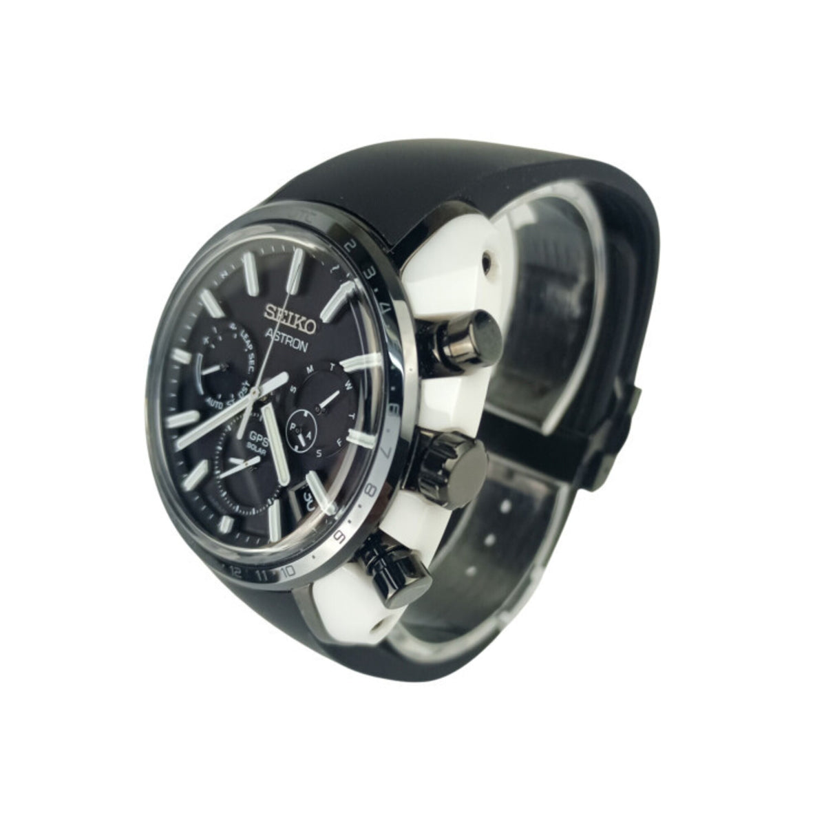Seiko Astron Revolution Line HONDA e 5X53-0AW0 SBXC075 Schwarz Zifferblatt 45 mm Uhr