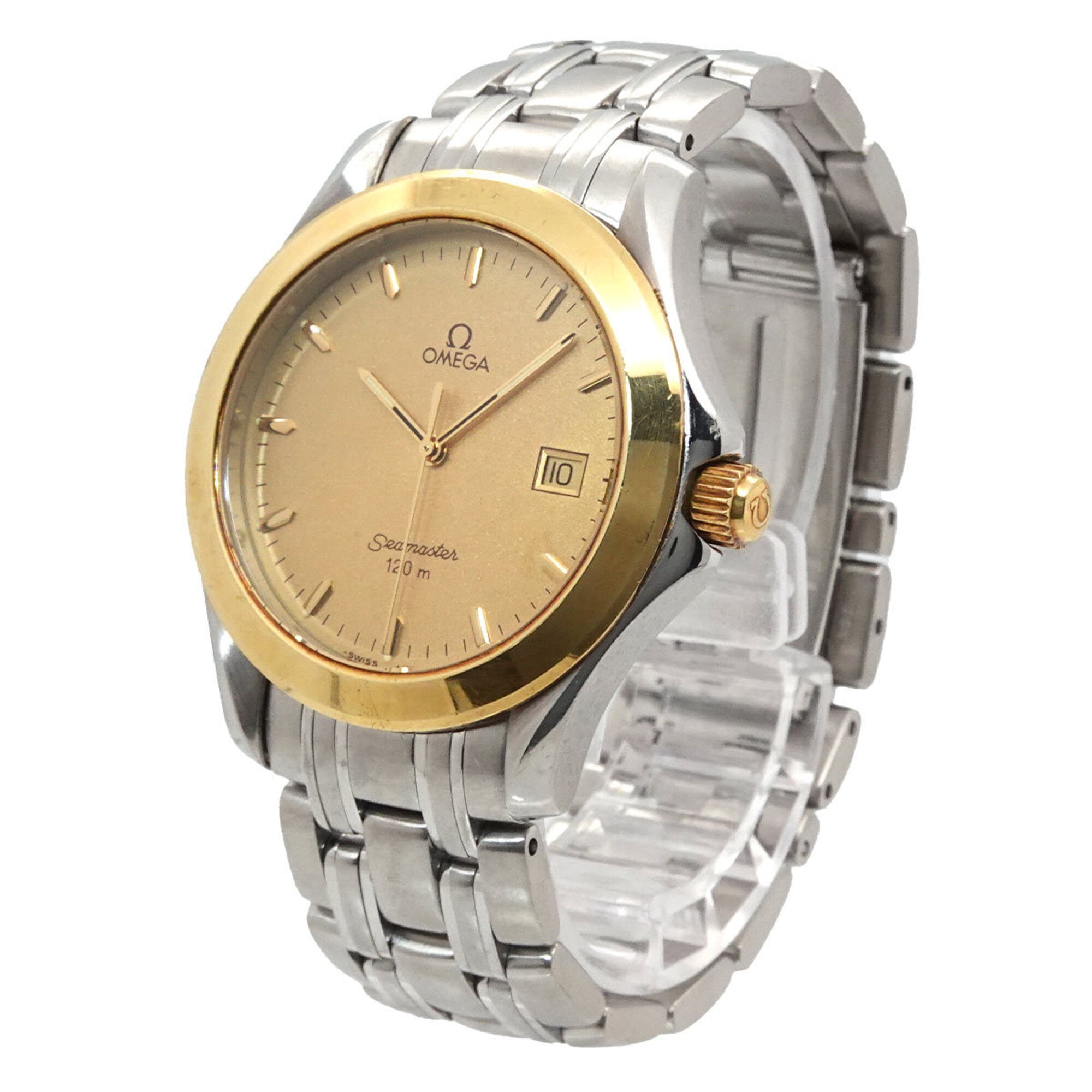 Montre Omega Seamaster 120 à cadran doré, 36 mm