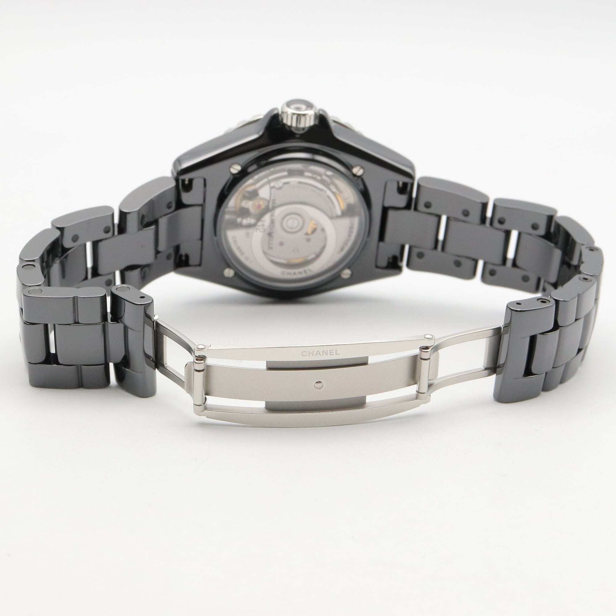 Montre Pour Hommes Chanel Mademoiselle J12 La Pausa en céramique, Noir, modèle H7609