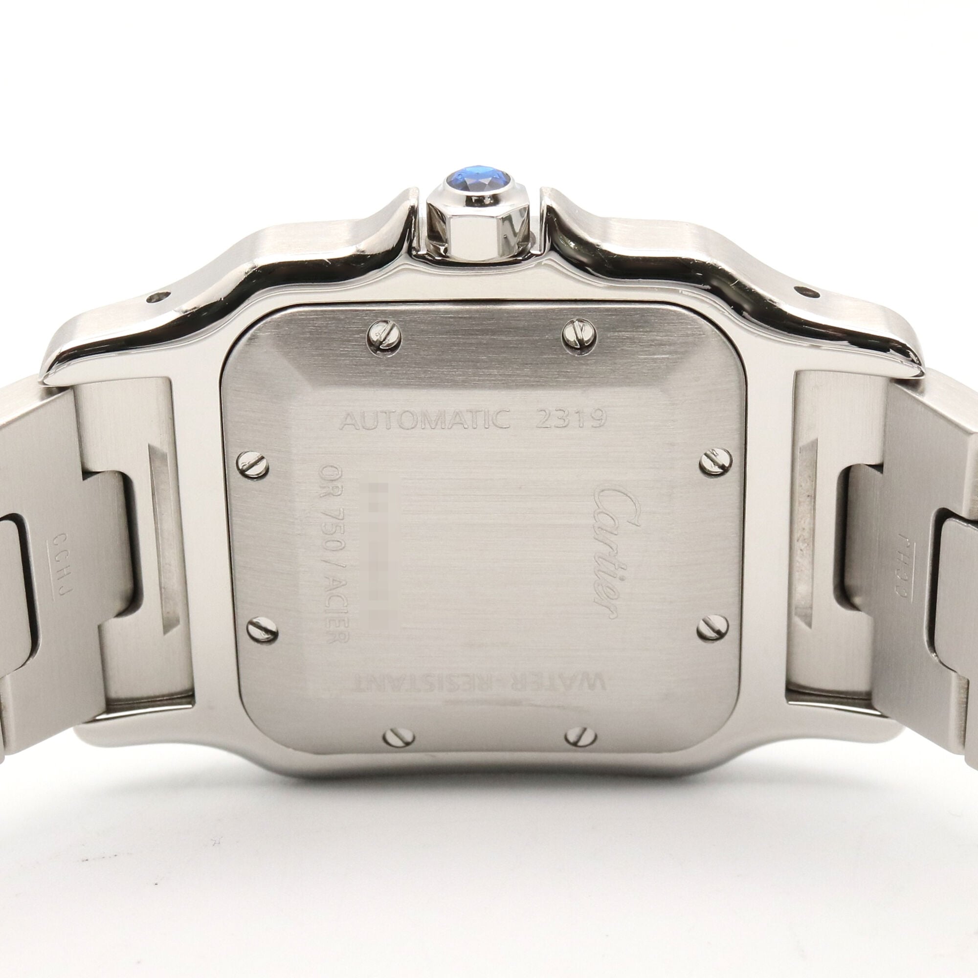 Cartier Santos W20058C4 Silver Dial Stainless steel, yellow gold 29mm Watch