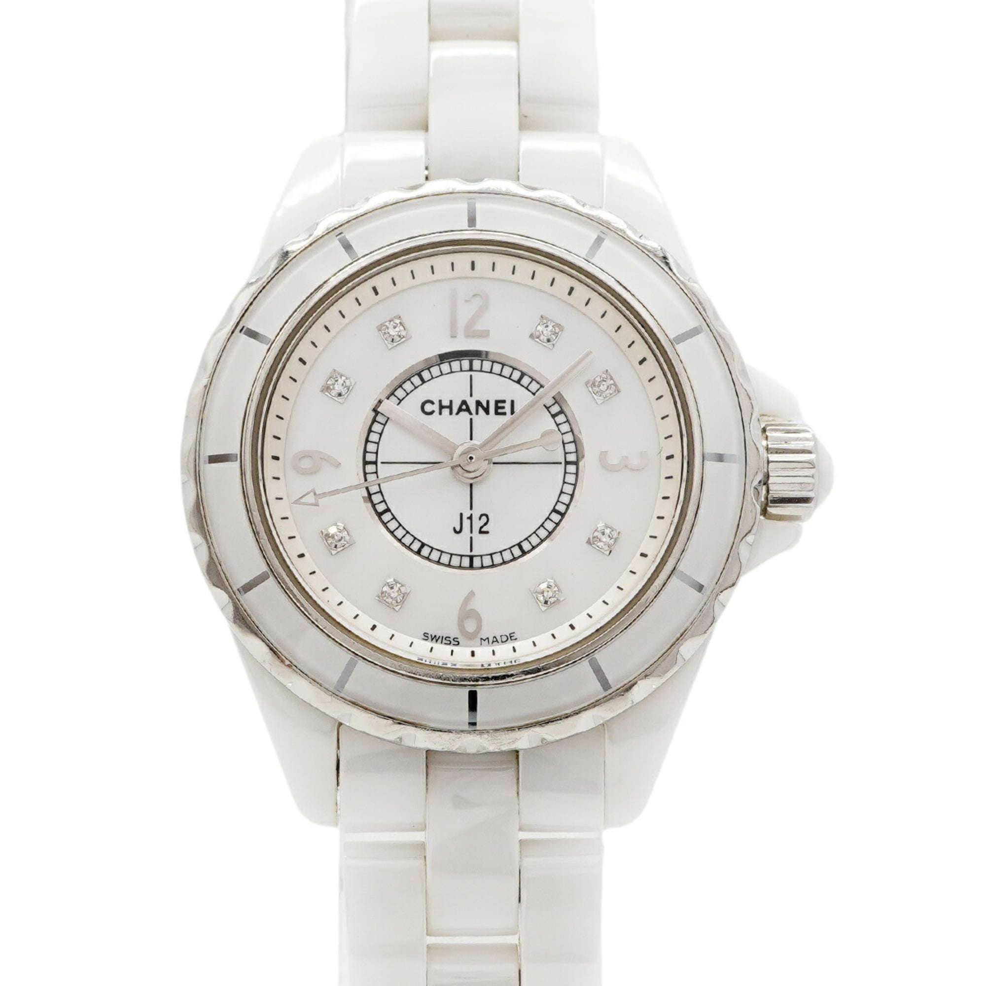 Chanel J12 H2570 White Dial Women's Watch