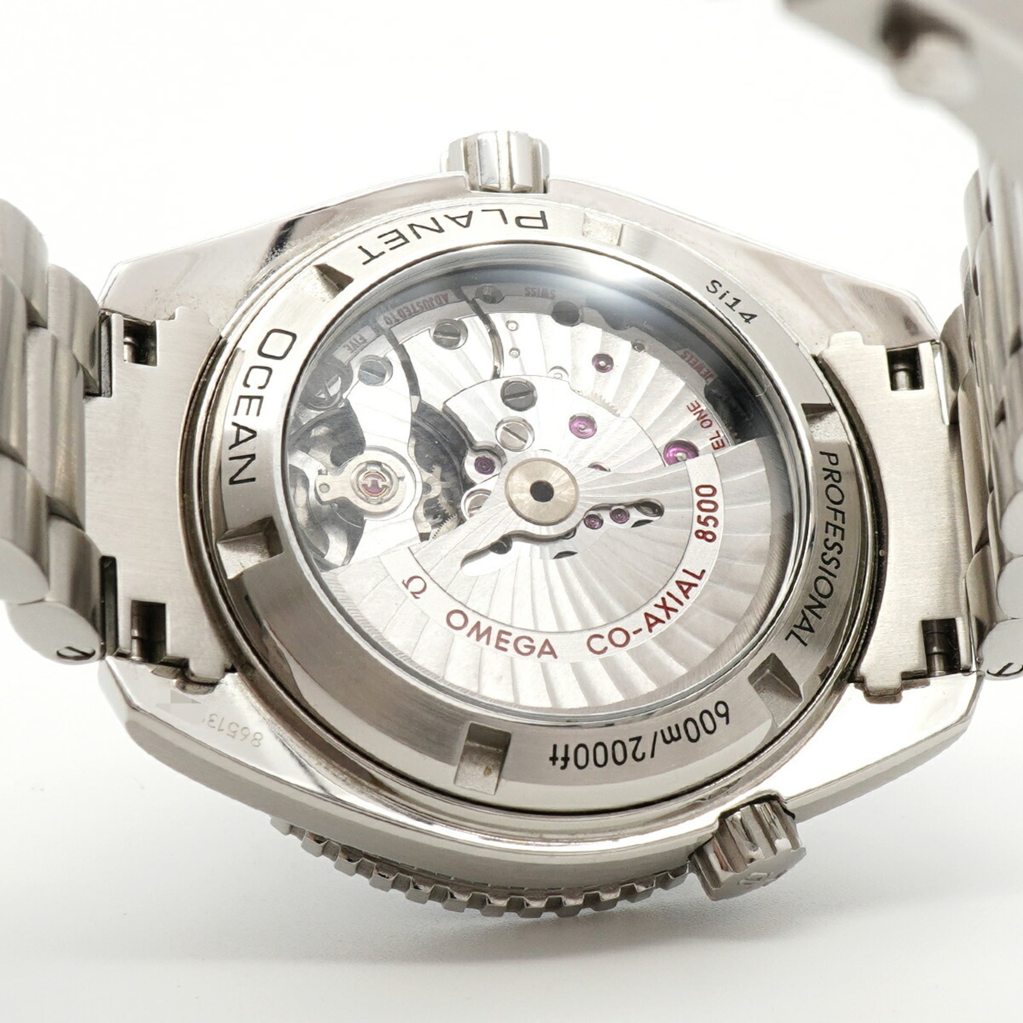 Omega Seamaster Planet Ocean 232.30.42.21.01.001 Herrenuhr Schwarz Zifferblatt