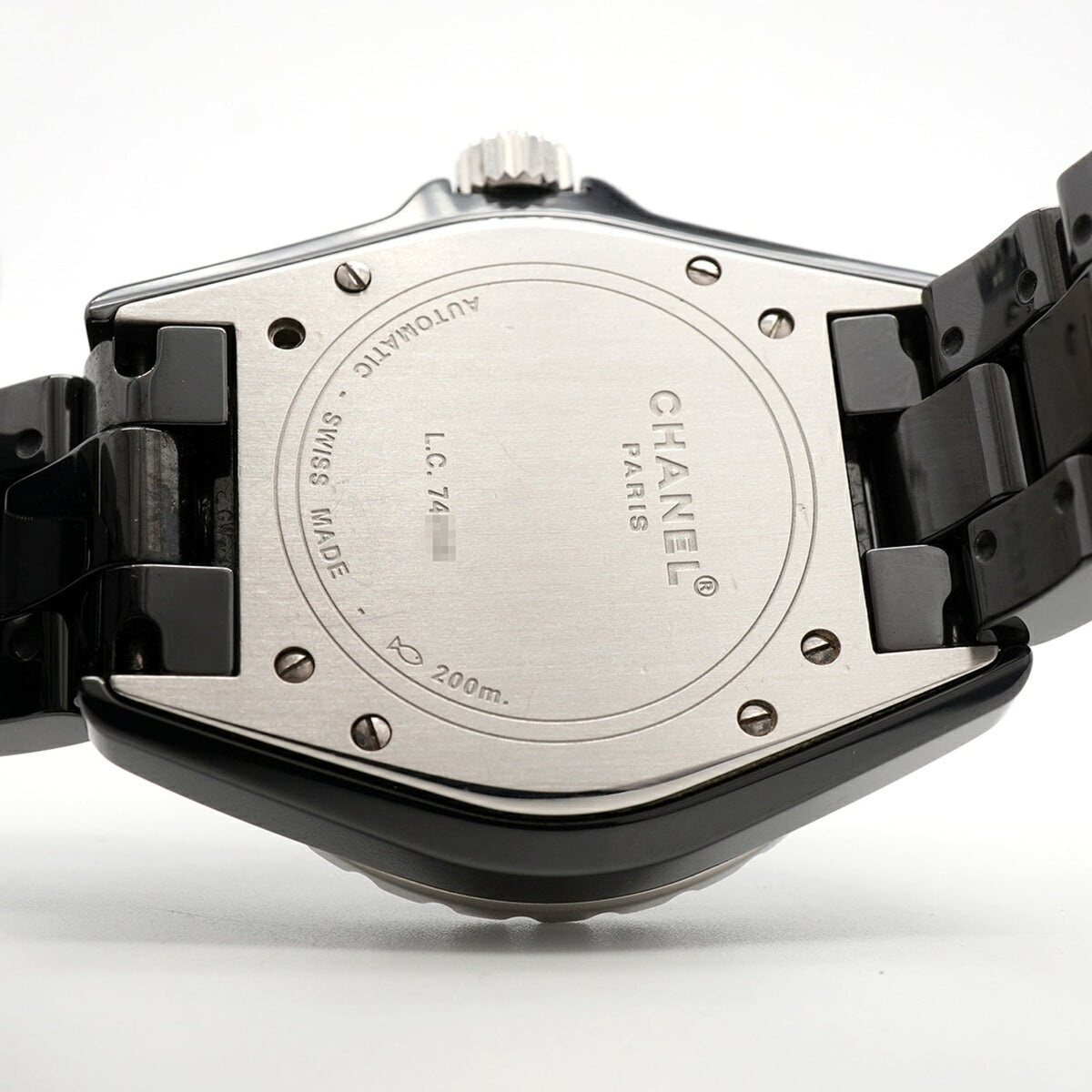 Chanel J12 H1626 Black Dial 38mm Watch