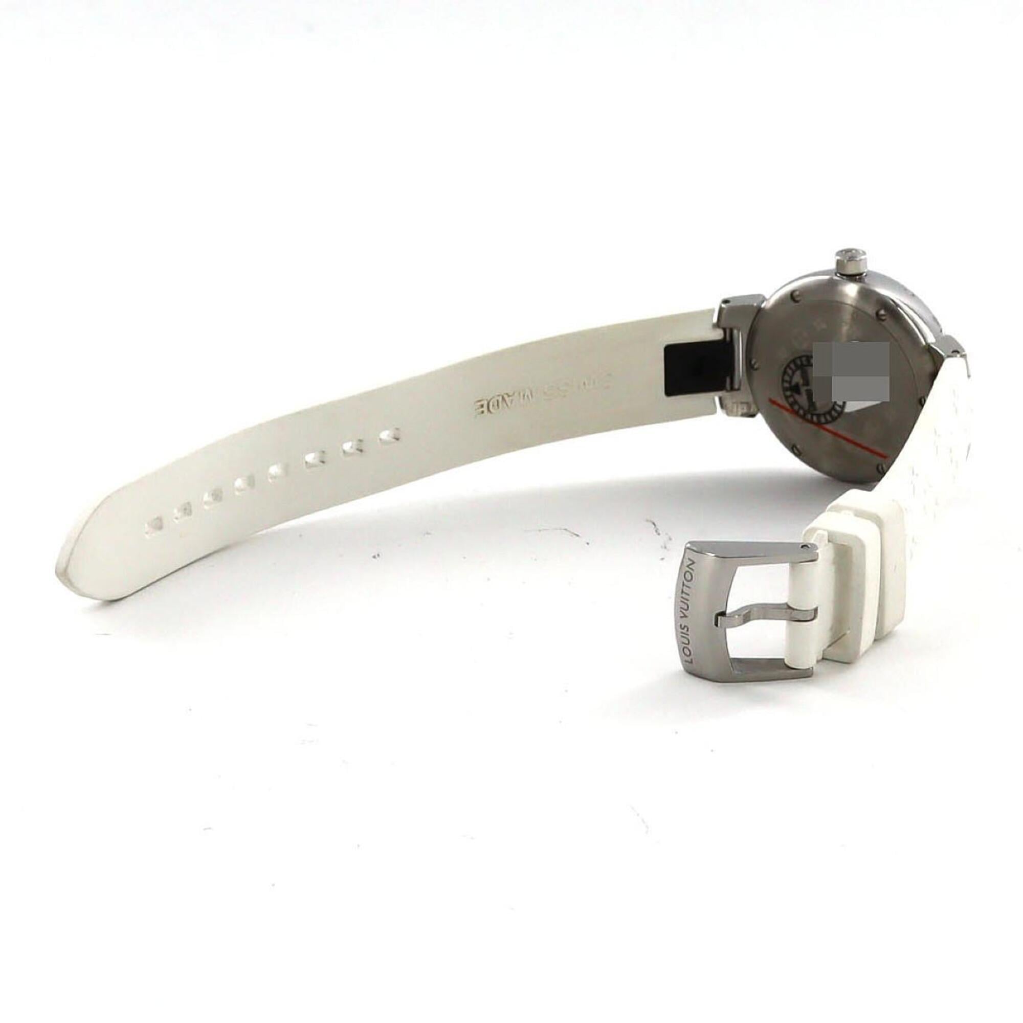 Louis Vuitton Tambour Monogram QA115 SS Quartz