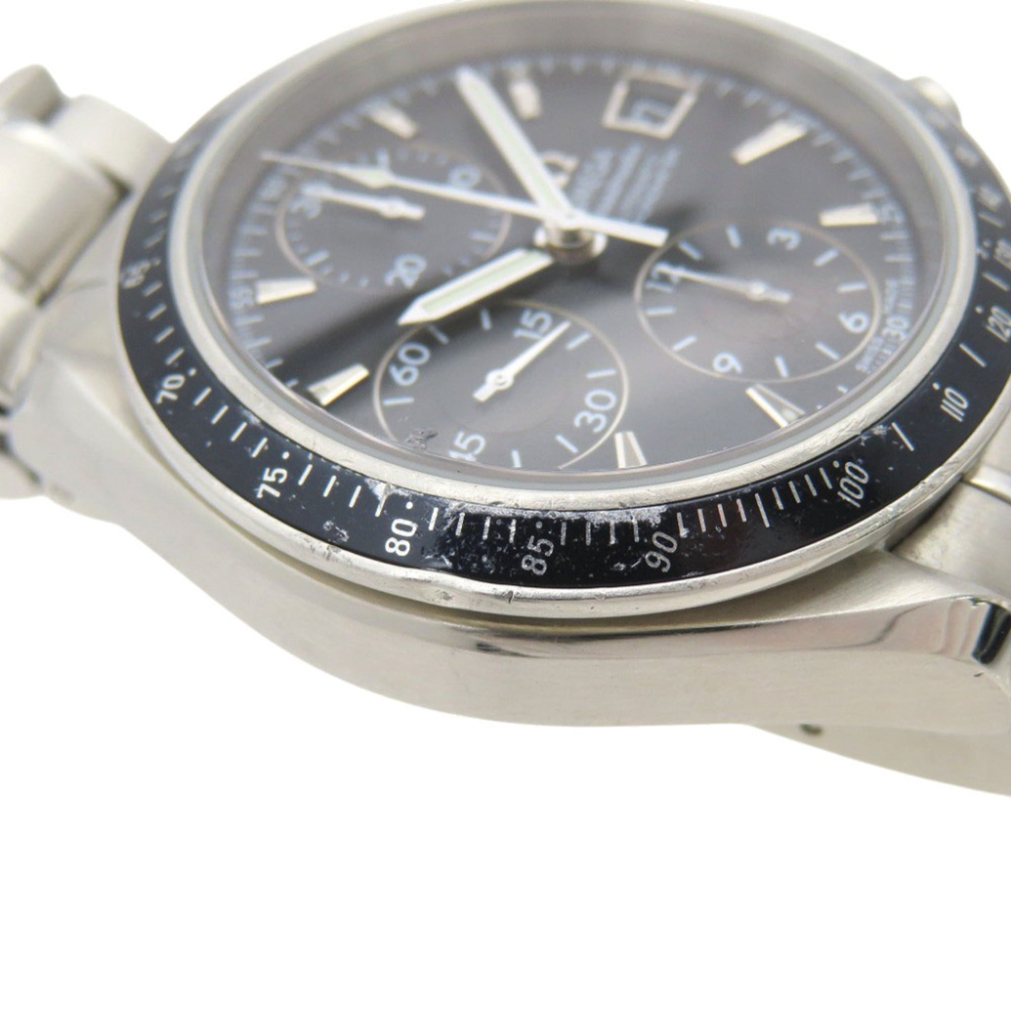 Omega Speedmaster Date 3210.50 automatisch horloge, roestvrij staal, zwarte wijzerplaat, 0190OMEGA, herenhorloge