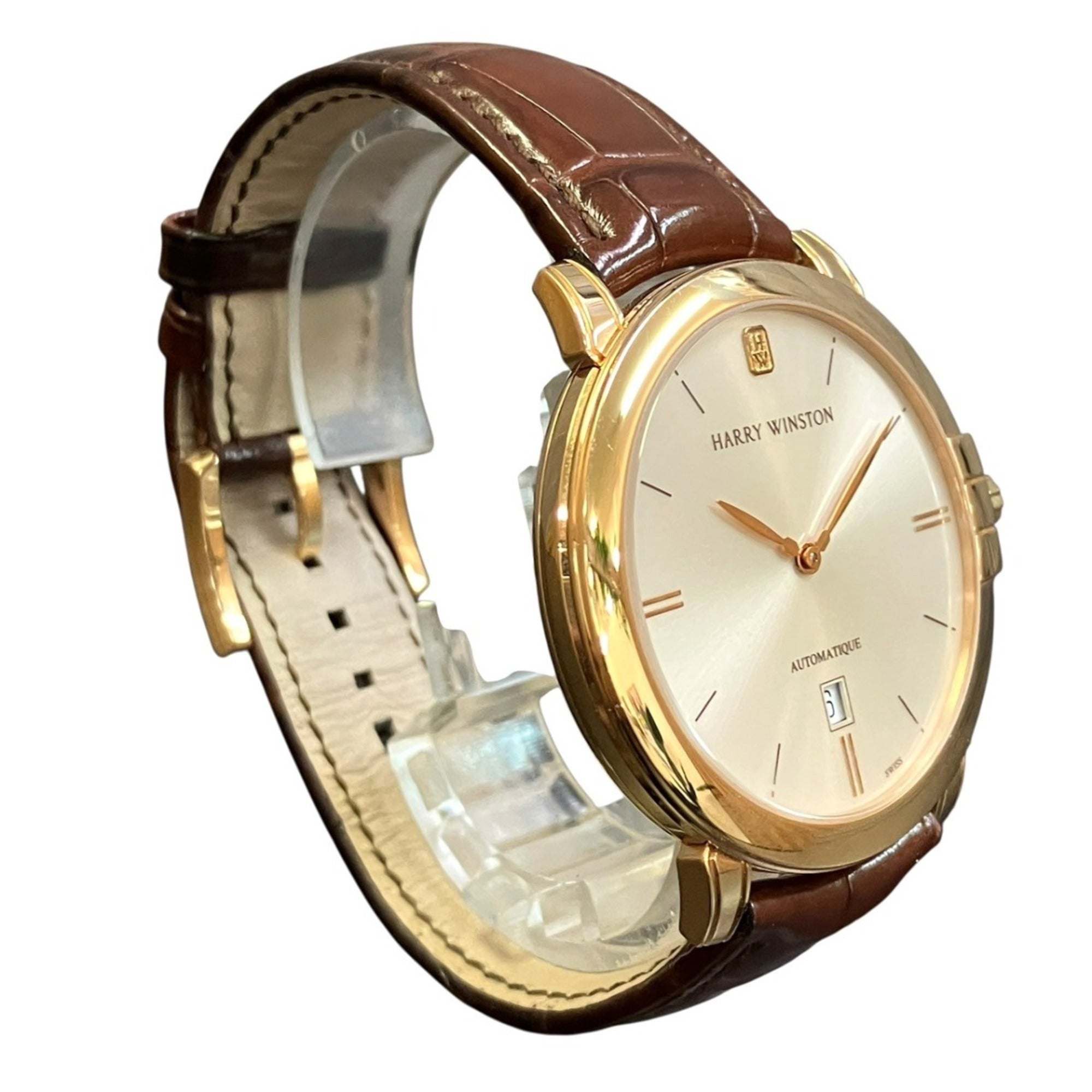 Harry Winston Midnight Date 450MA42RL.W1 051325 Silver Dial 42mm Watch