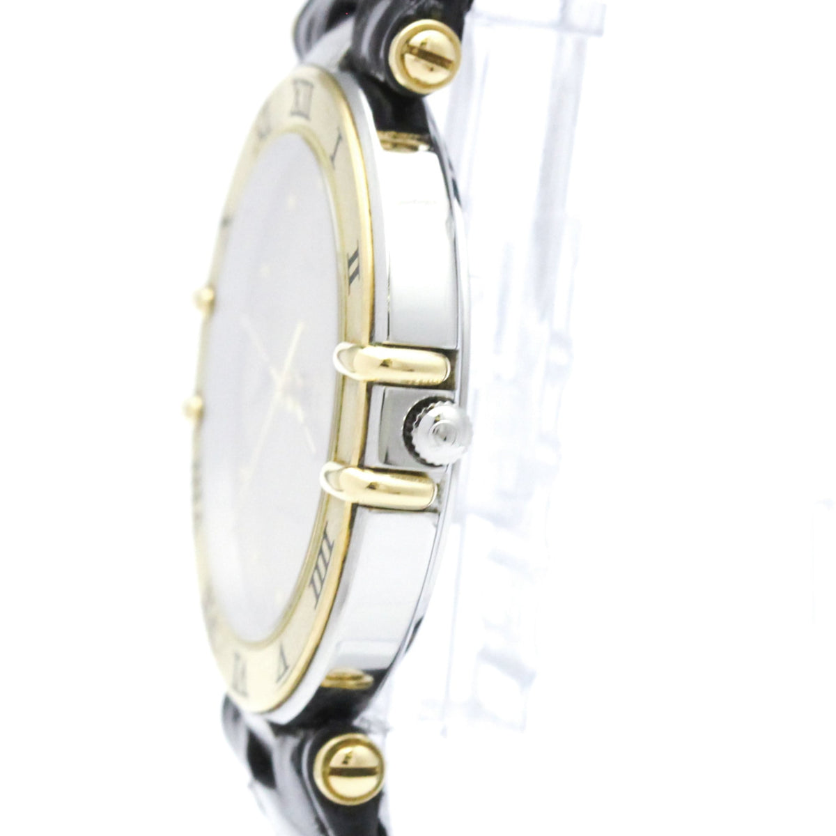 Omega Constellation 1961070, goldenes Zifferblatt, 33 mm Uhr