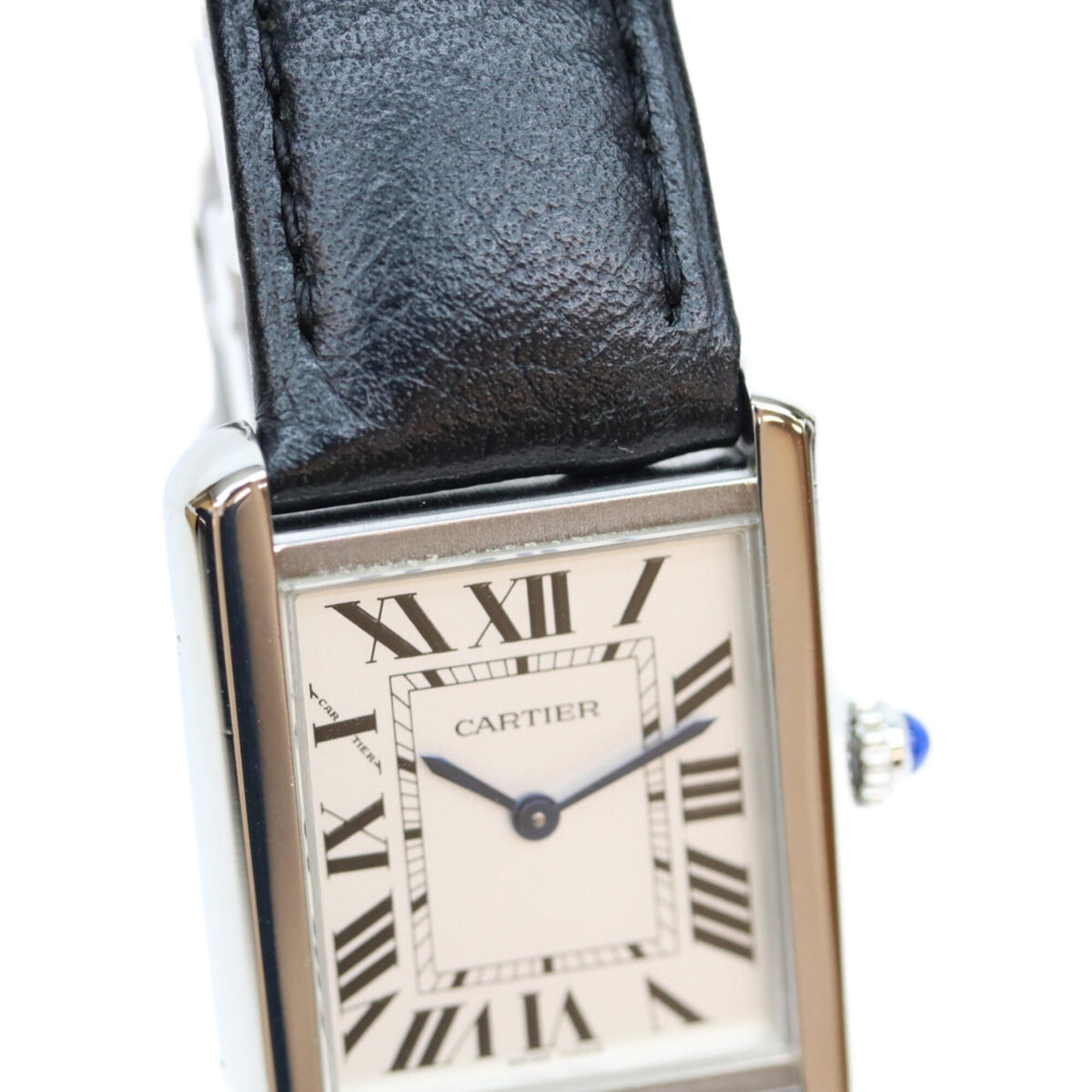 Cartier Tank Solo SM Silber Zifferblatt 23 mm Uhr