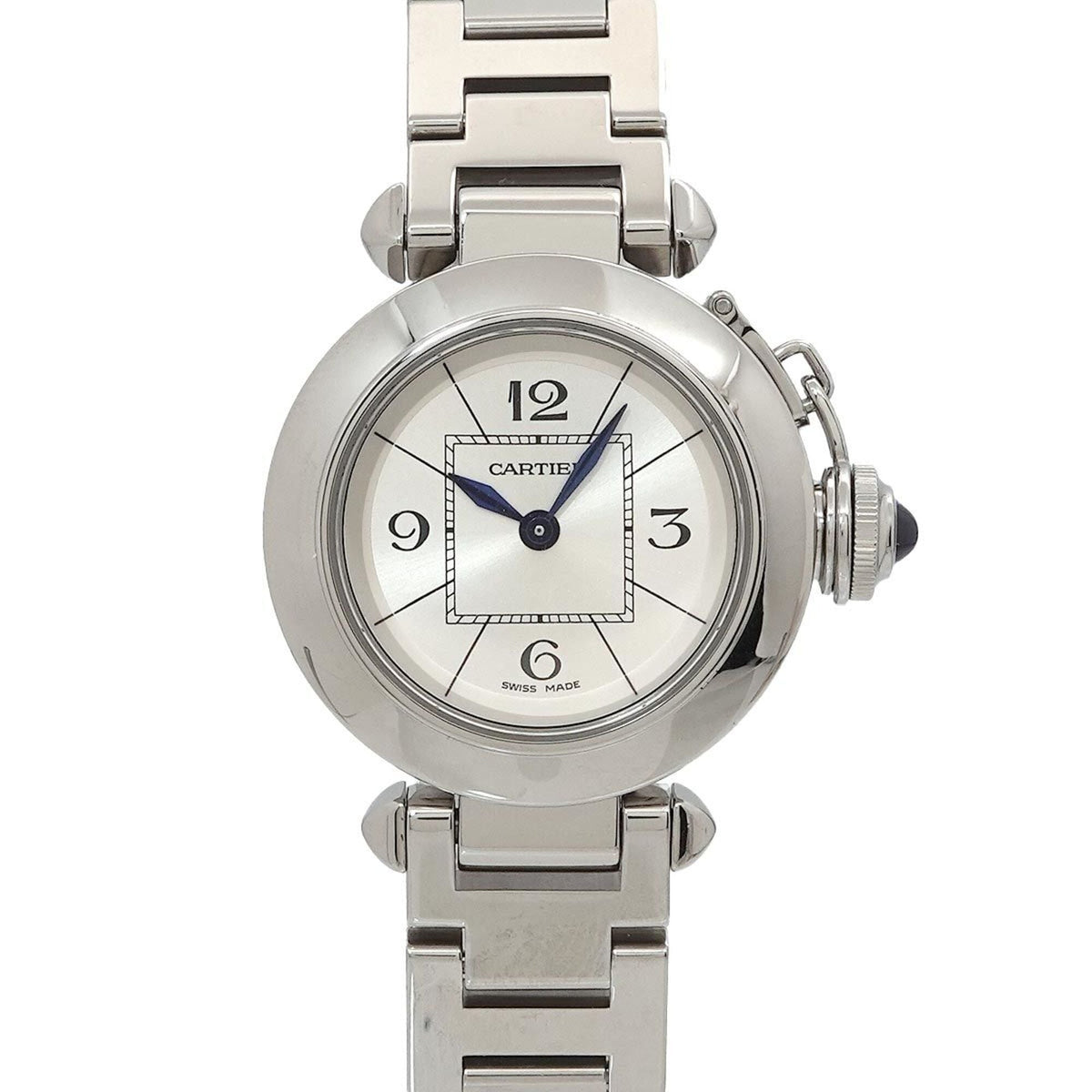 Cartier Miss Pasha W3140007 Silver Dial 27mm Watch