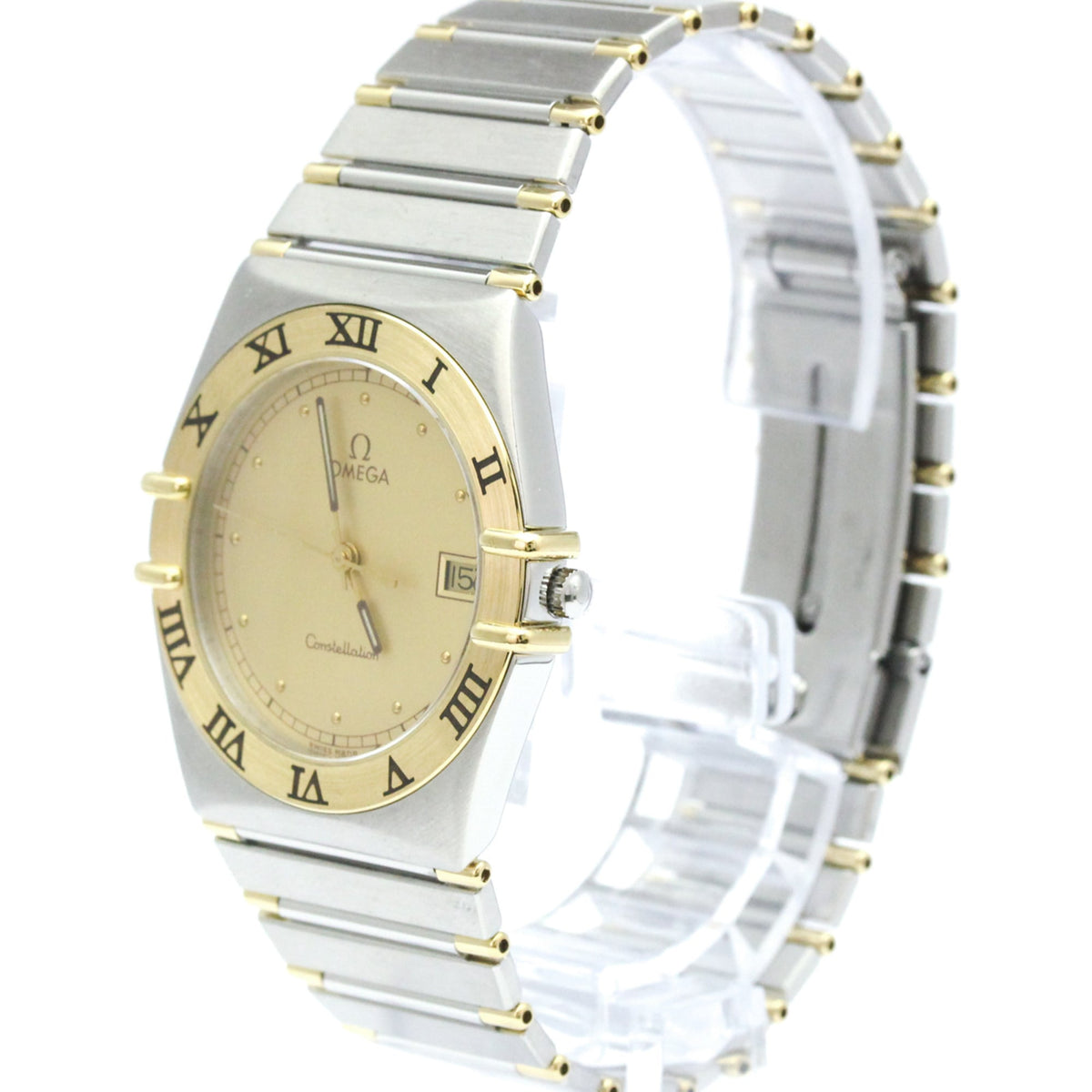 Omega Constellation 396.1070 horloge met gouden wijzerplaat, 33 mm