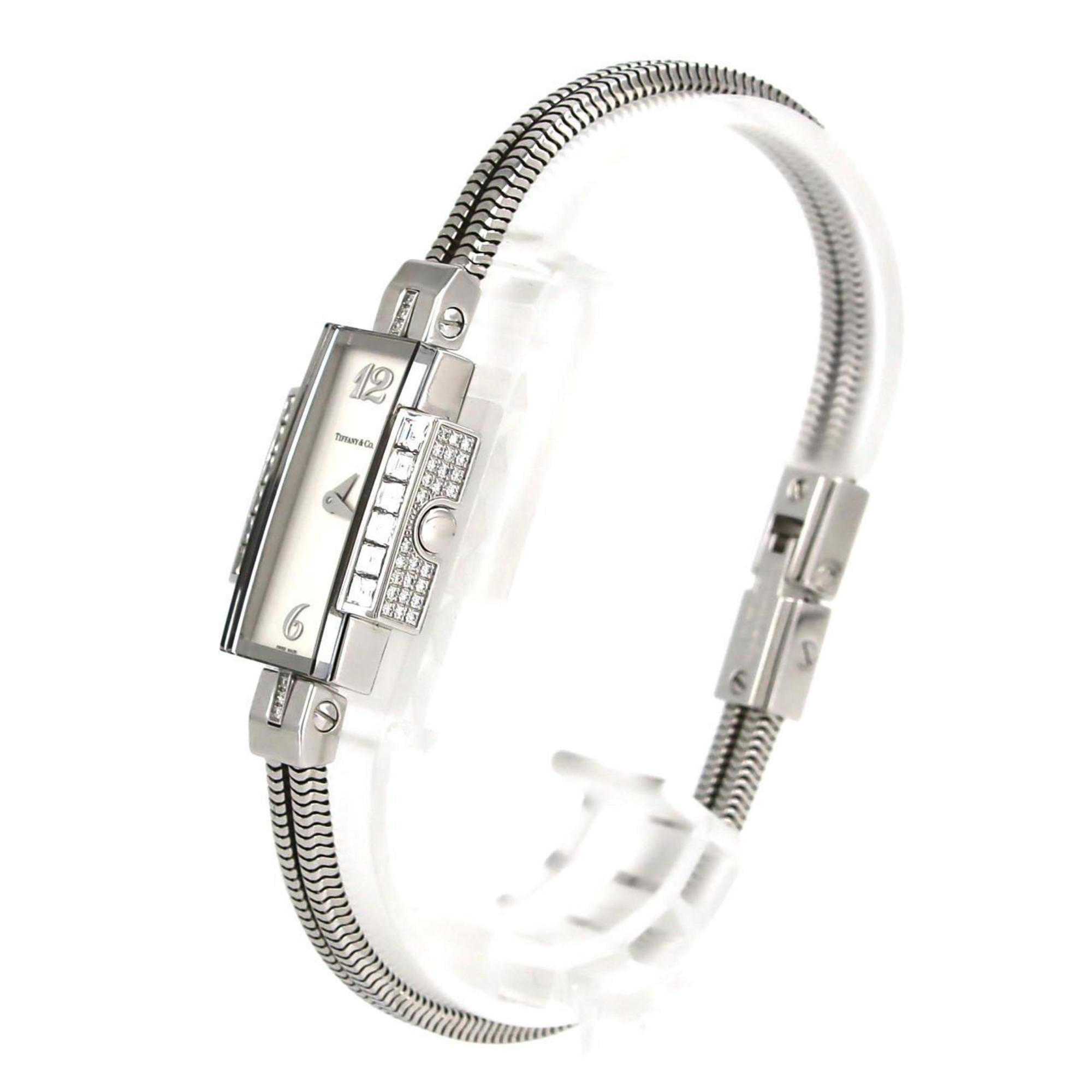 Tiffany Cocktail Watch, WG Baguette D, 18675293, Quartz Watch