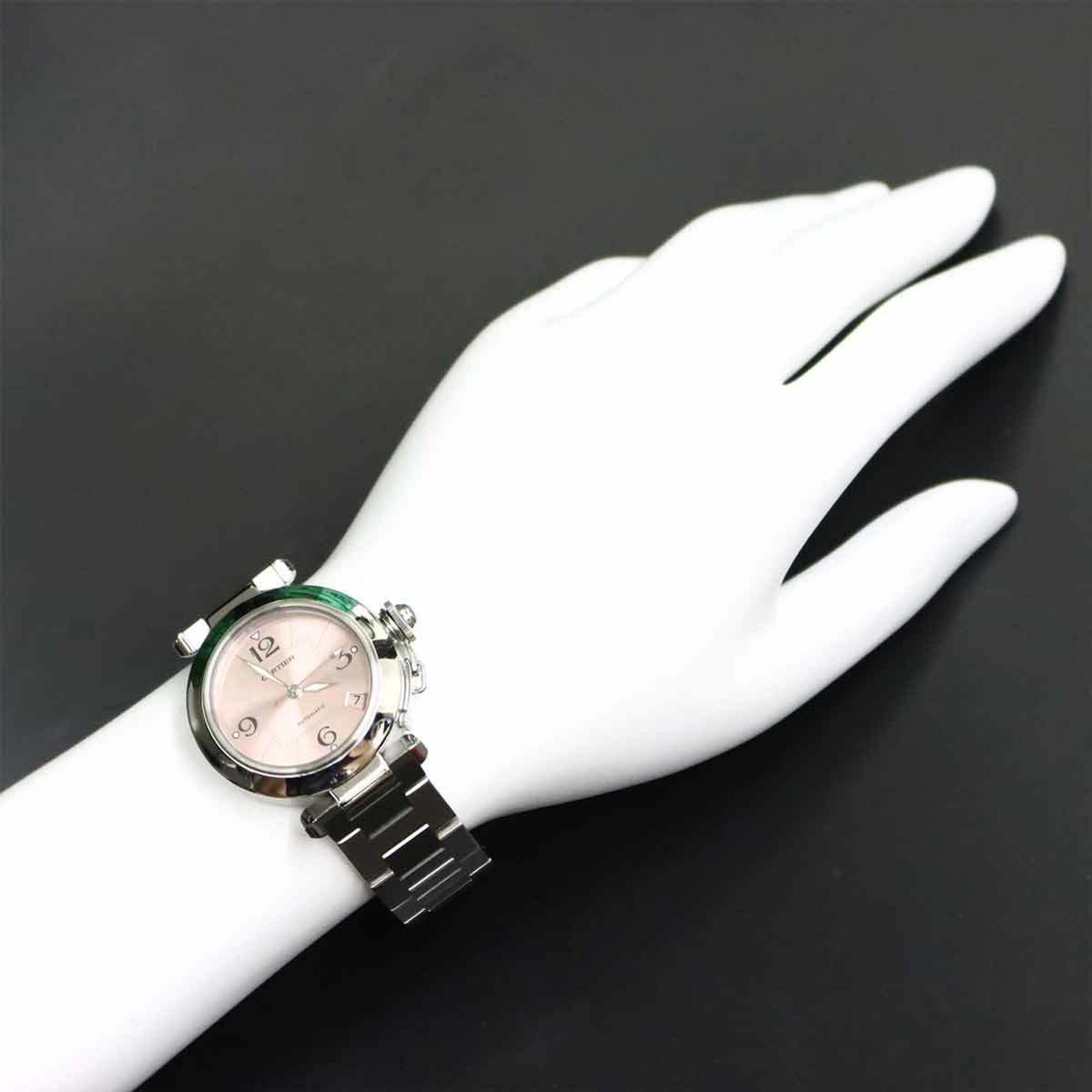Cartier Pasha C W31075M7 Pink Dial 35mm Watch