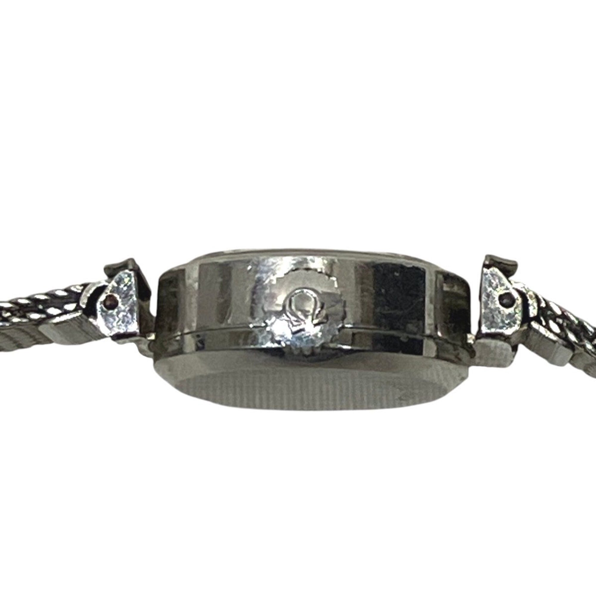 Omega De Ville Uhr, Gesamtgewicht 20 g, Edelstahl, Handaufzug, Silber Zifferblatt, 511.285