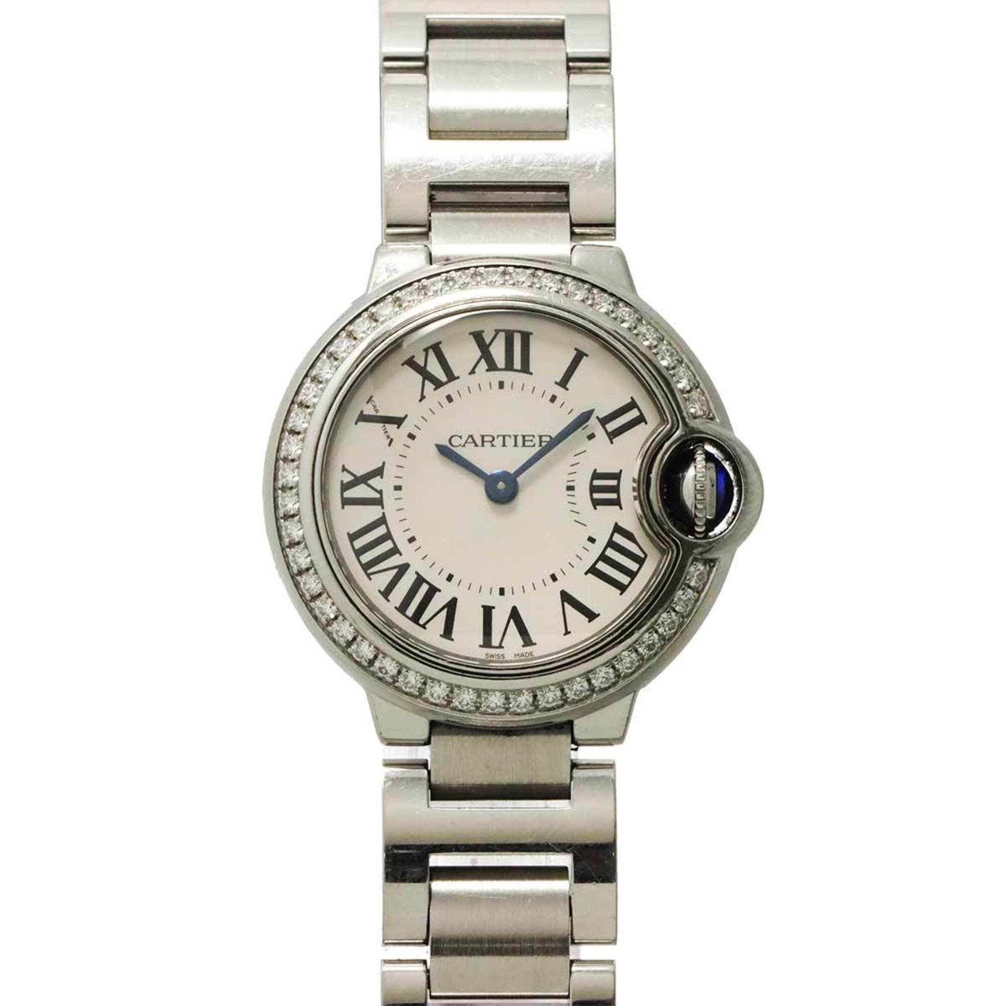 Cartier Ballon Bleu 28mm W4BB0015 Silver Dial 28mm Watch