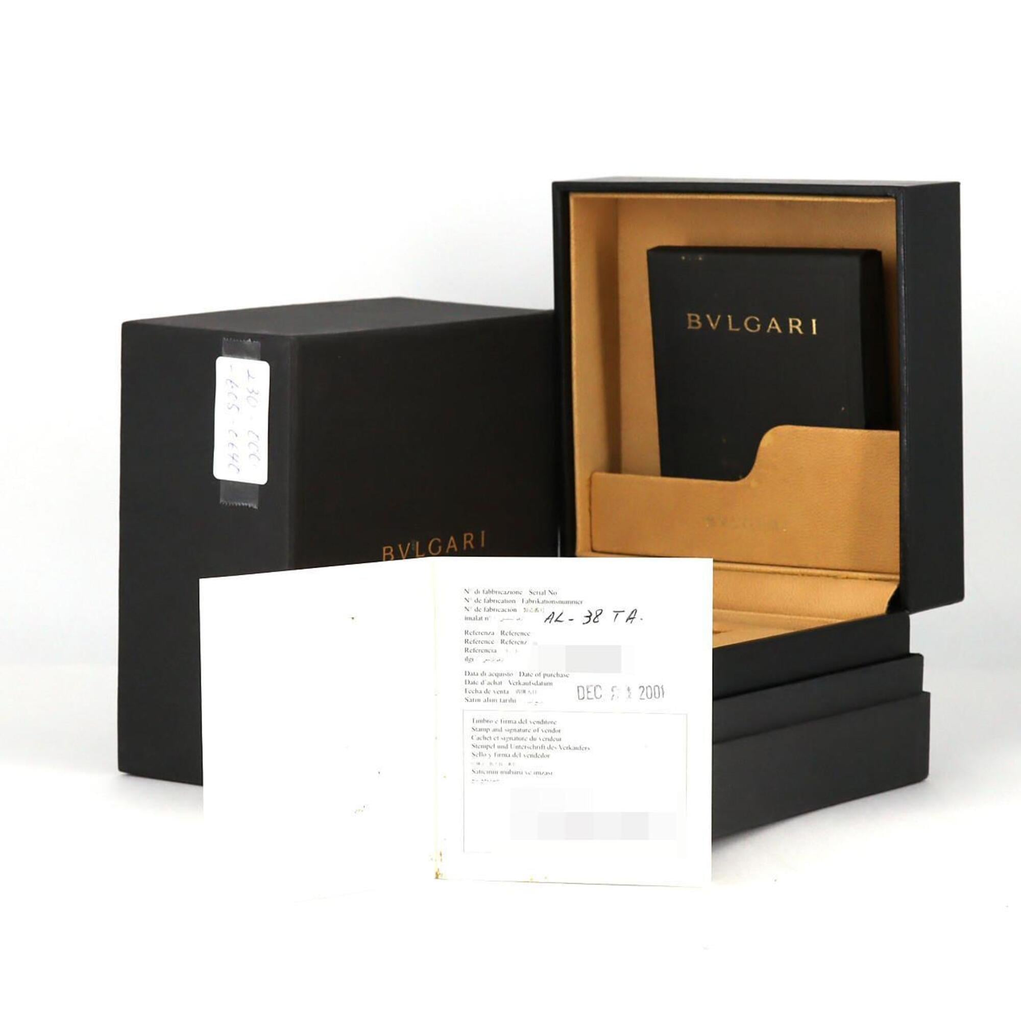 Bulgari Aluminum AL38TA Automatic Watch