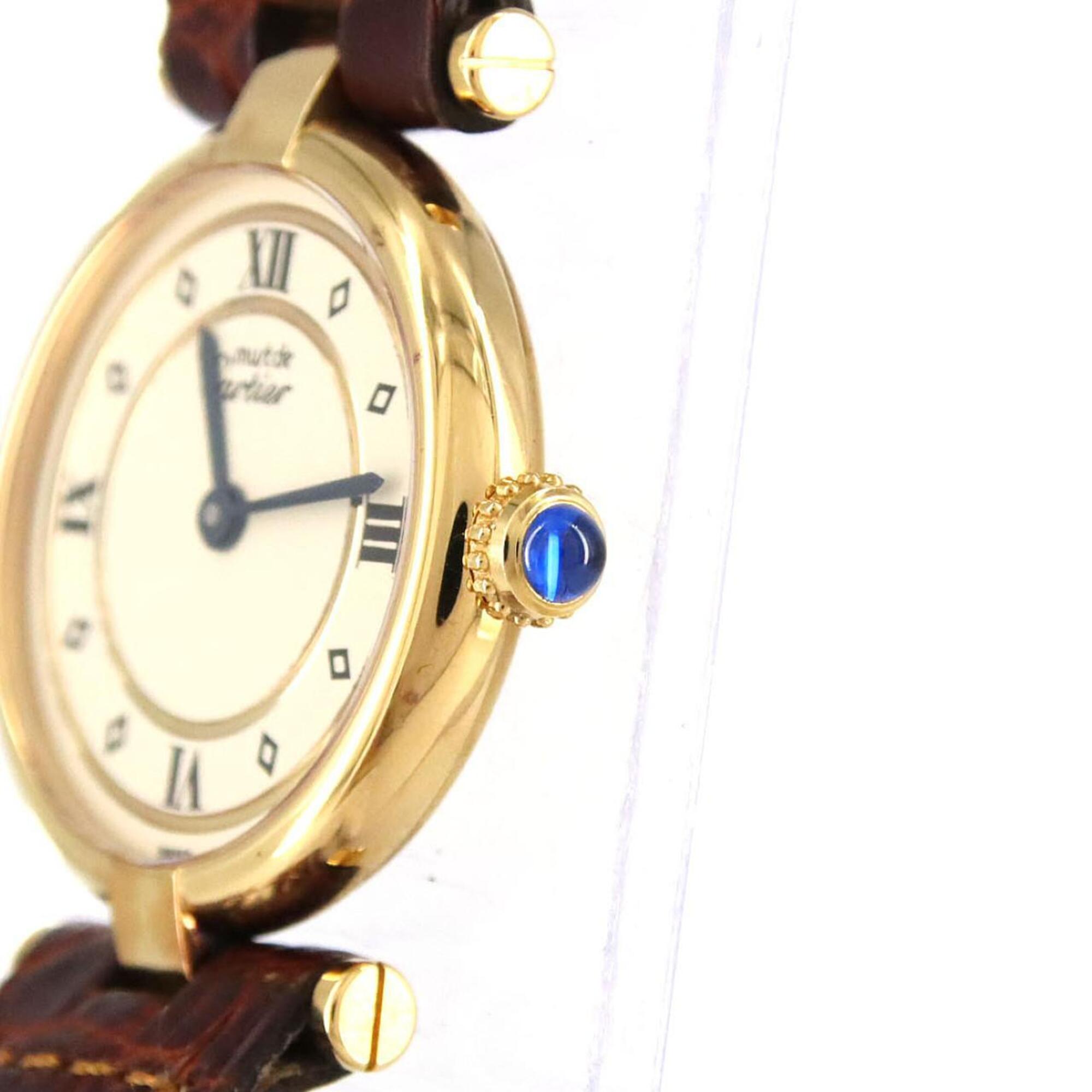 Cartier Must W1002353 Ivory Dial 24mm Watch